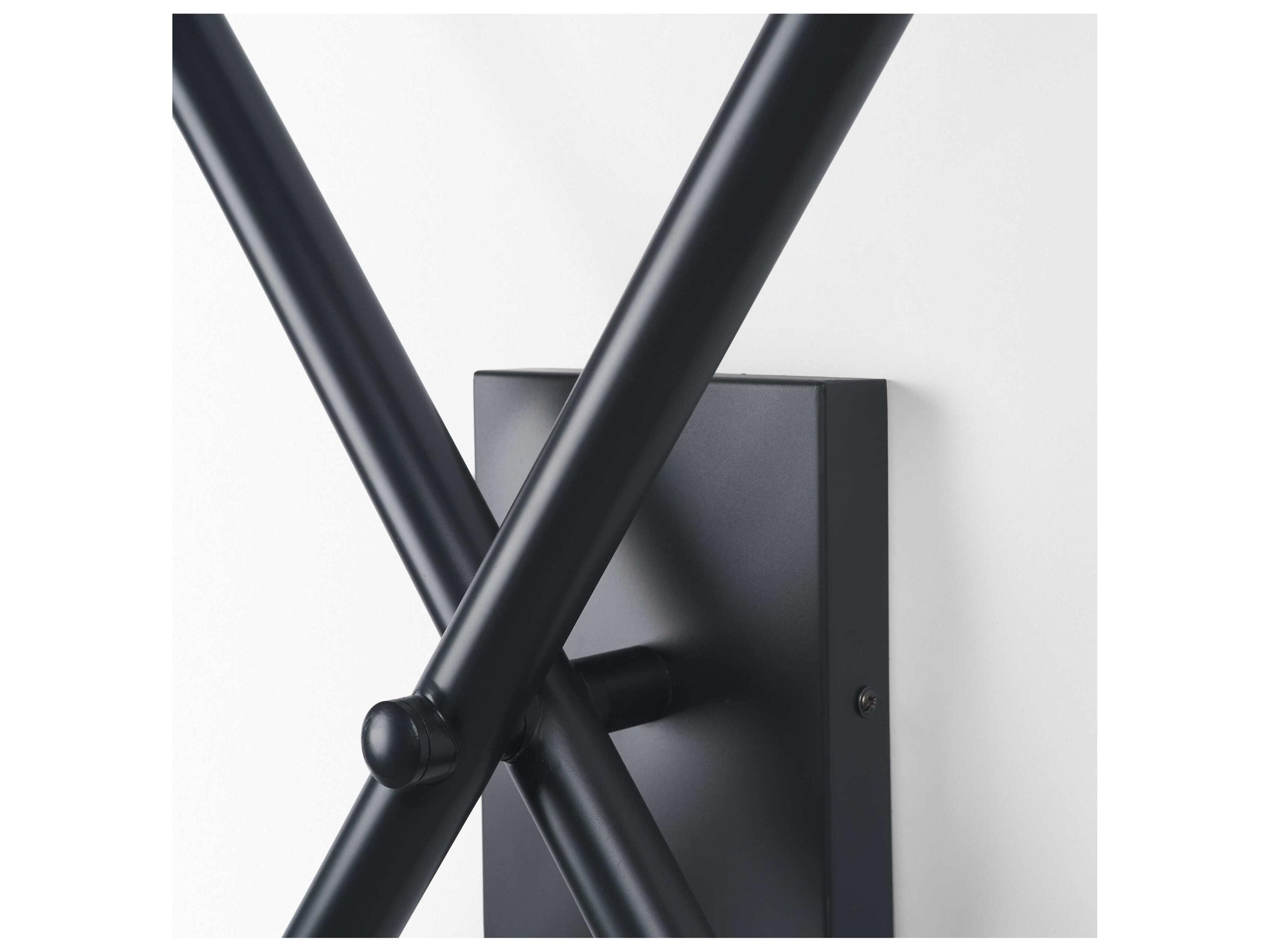 Mercana Xendi 4x25 Black Toned Metal Sputnik Wall Sconce