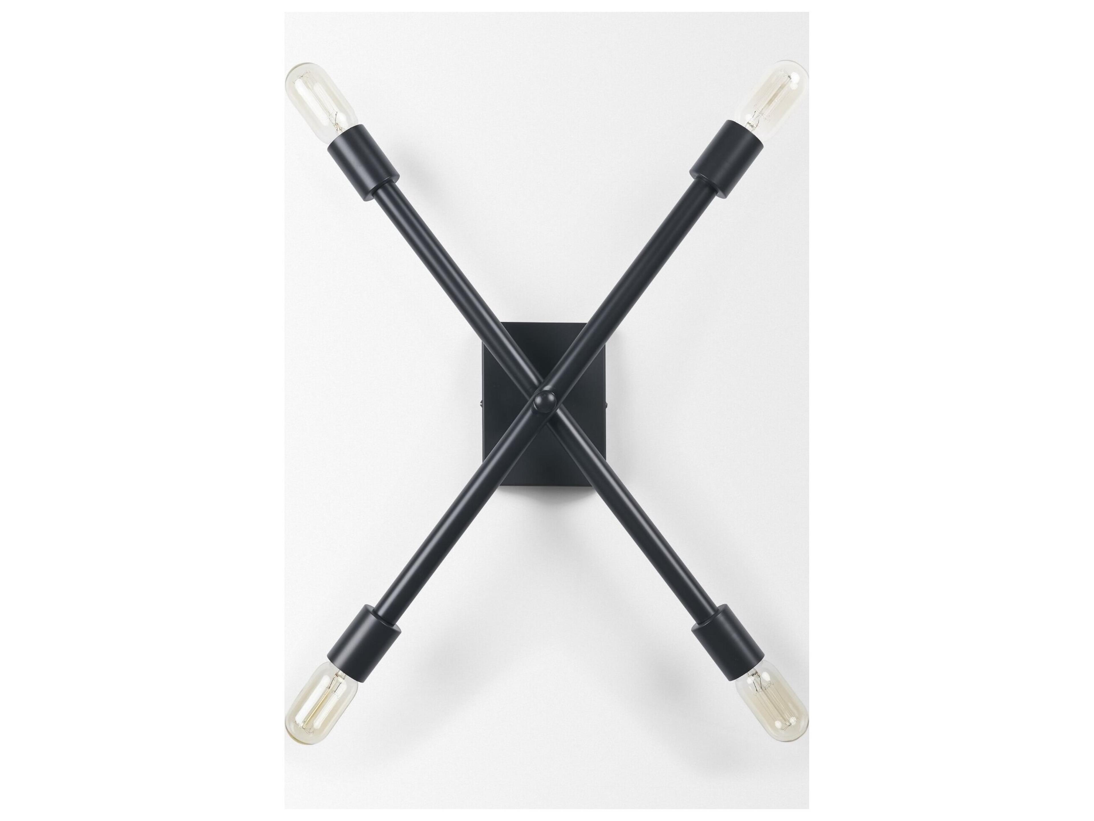 Mercana Xendi 4x25 Black Toned Metal Sputnik Wall Sconce