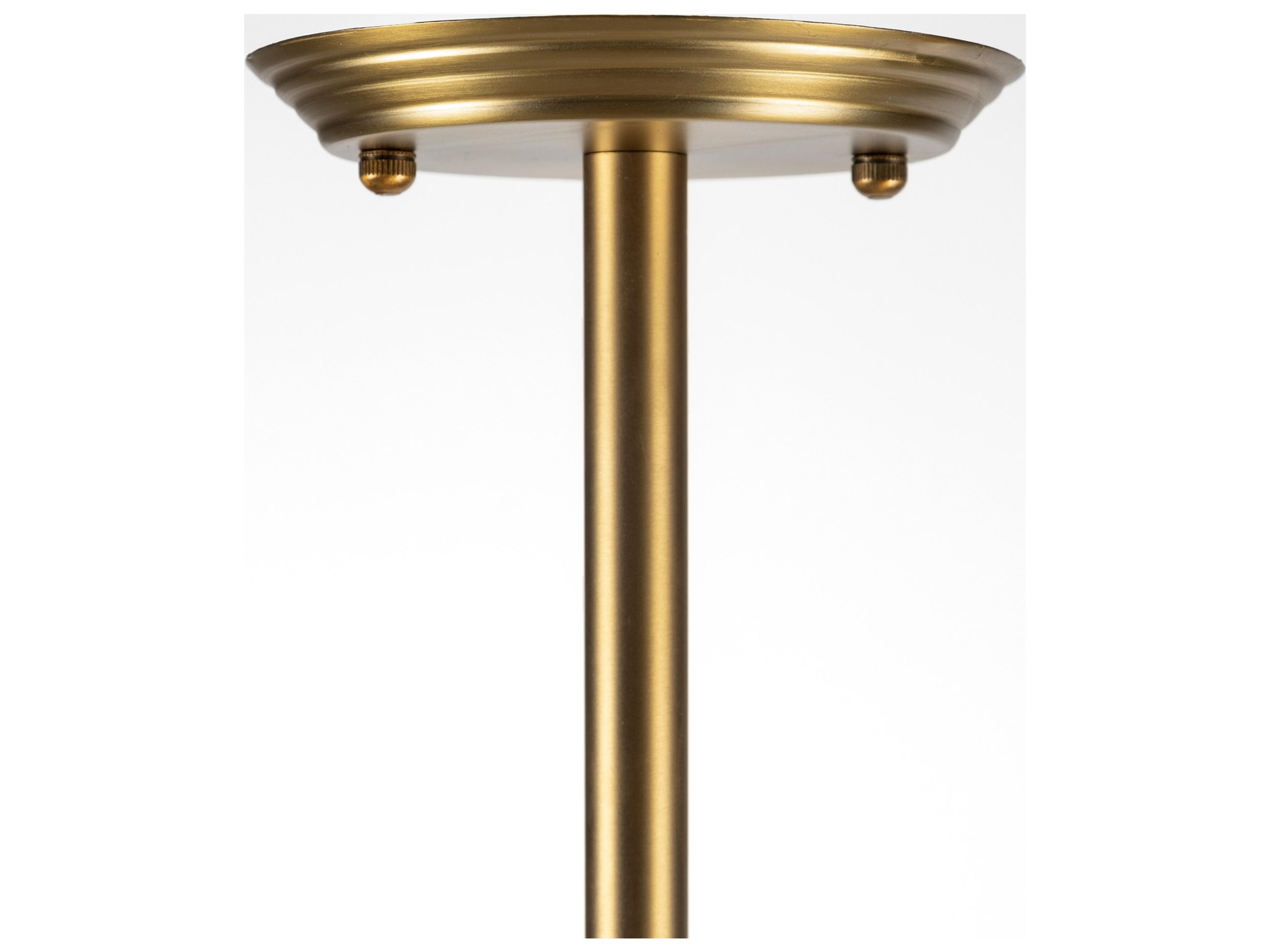 Mercana Rudyard Glass Globe and Gold Metal Chandelier