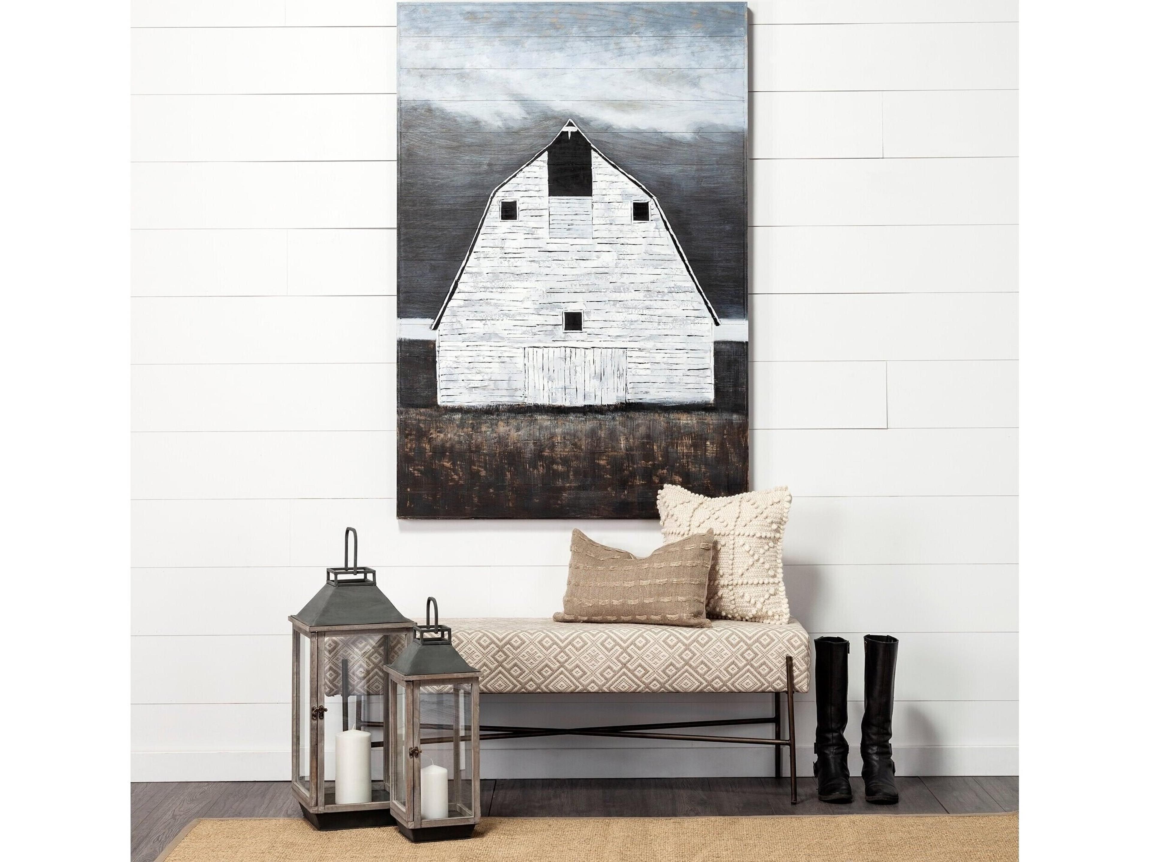 Mercana Leroy 18 x 18 Cream Raised Pattern Detail Decorative Pillow Cover