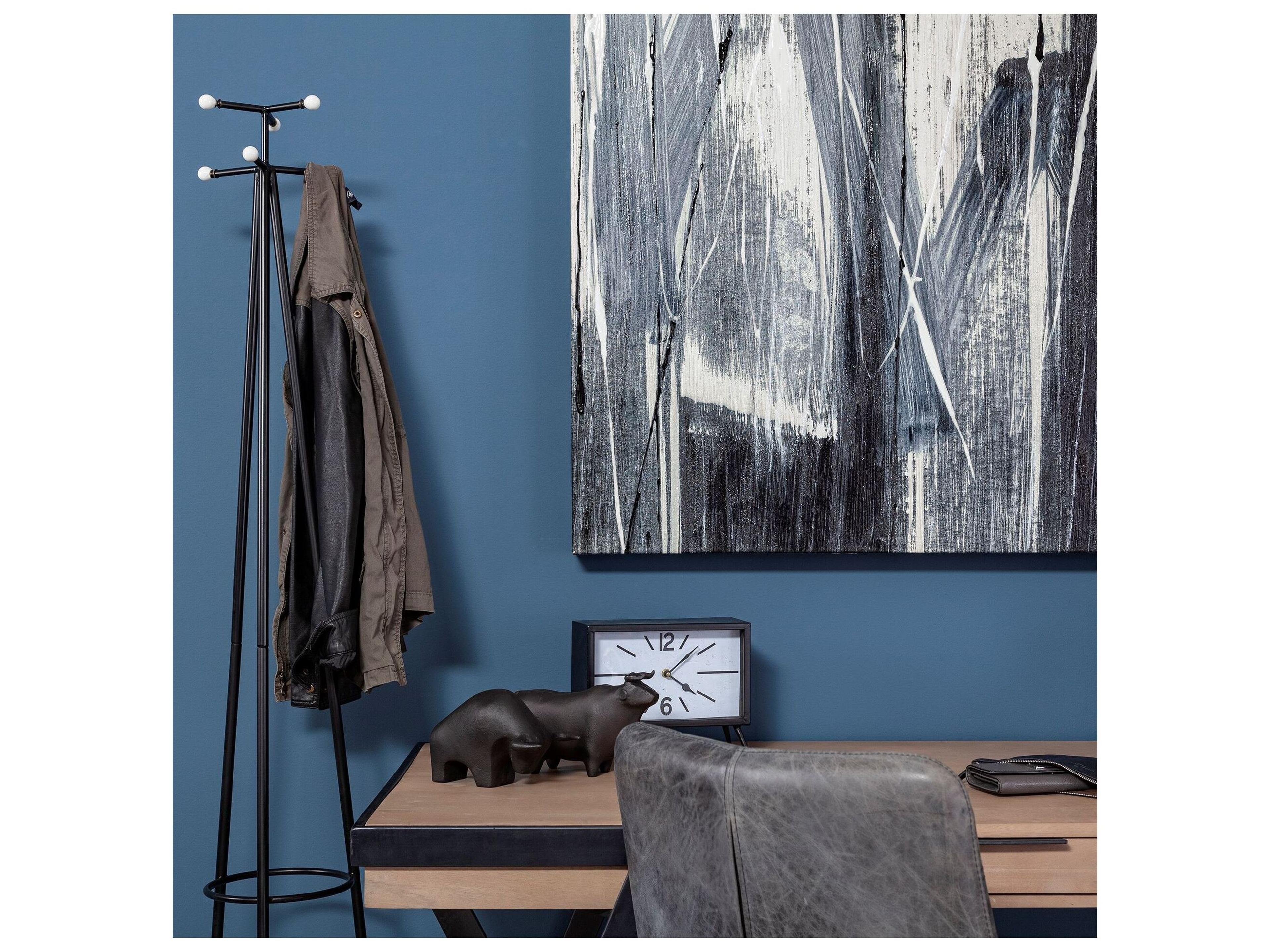 Mercana Taurus II 9L x 4W Black Cast Aluminum Bull Decorative Object