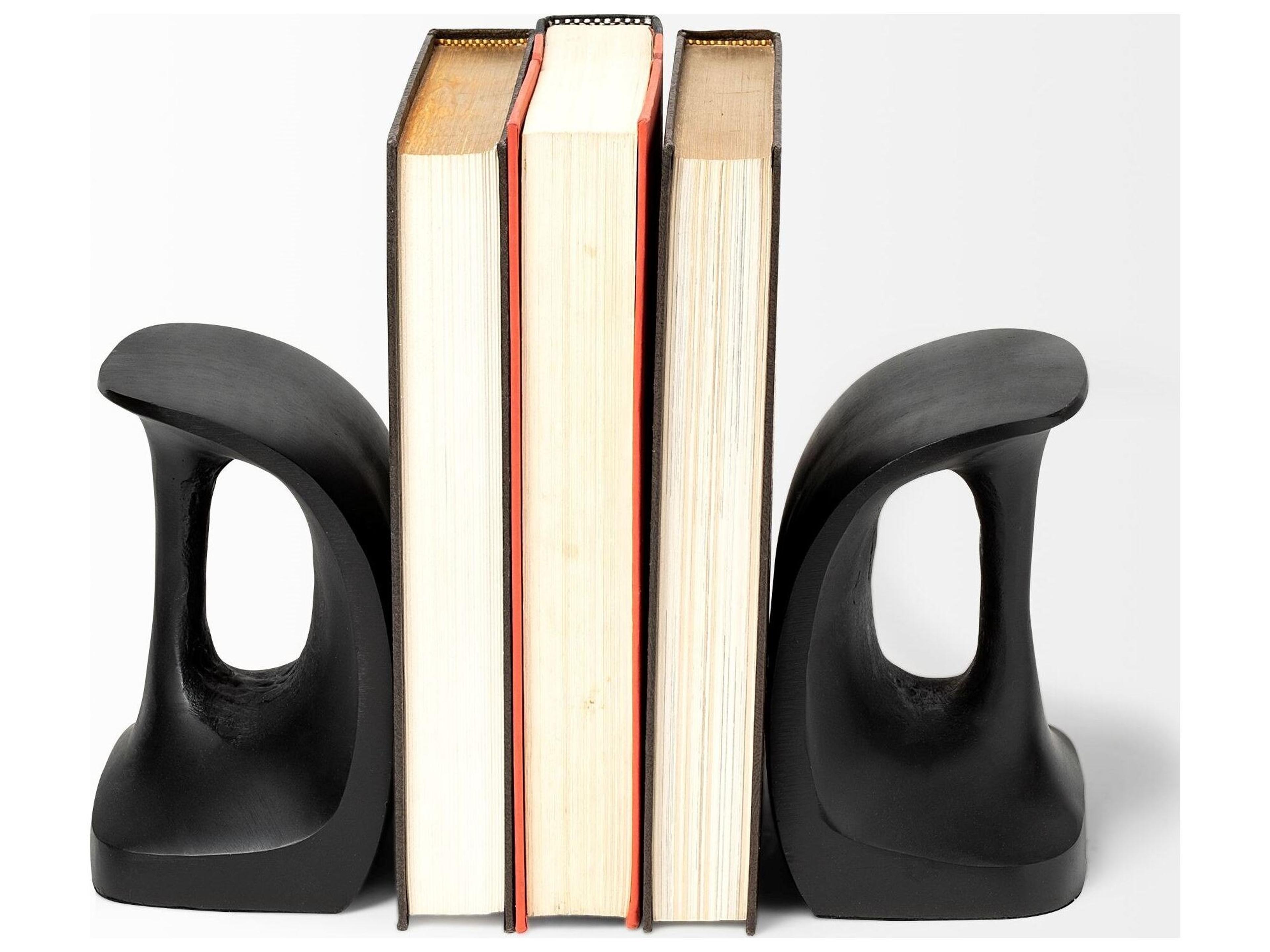 Mercana Last Cobbler's (Set of 2) 8L x 6W Black Shoemaker Tool Bookends