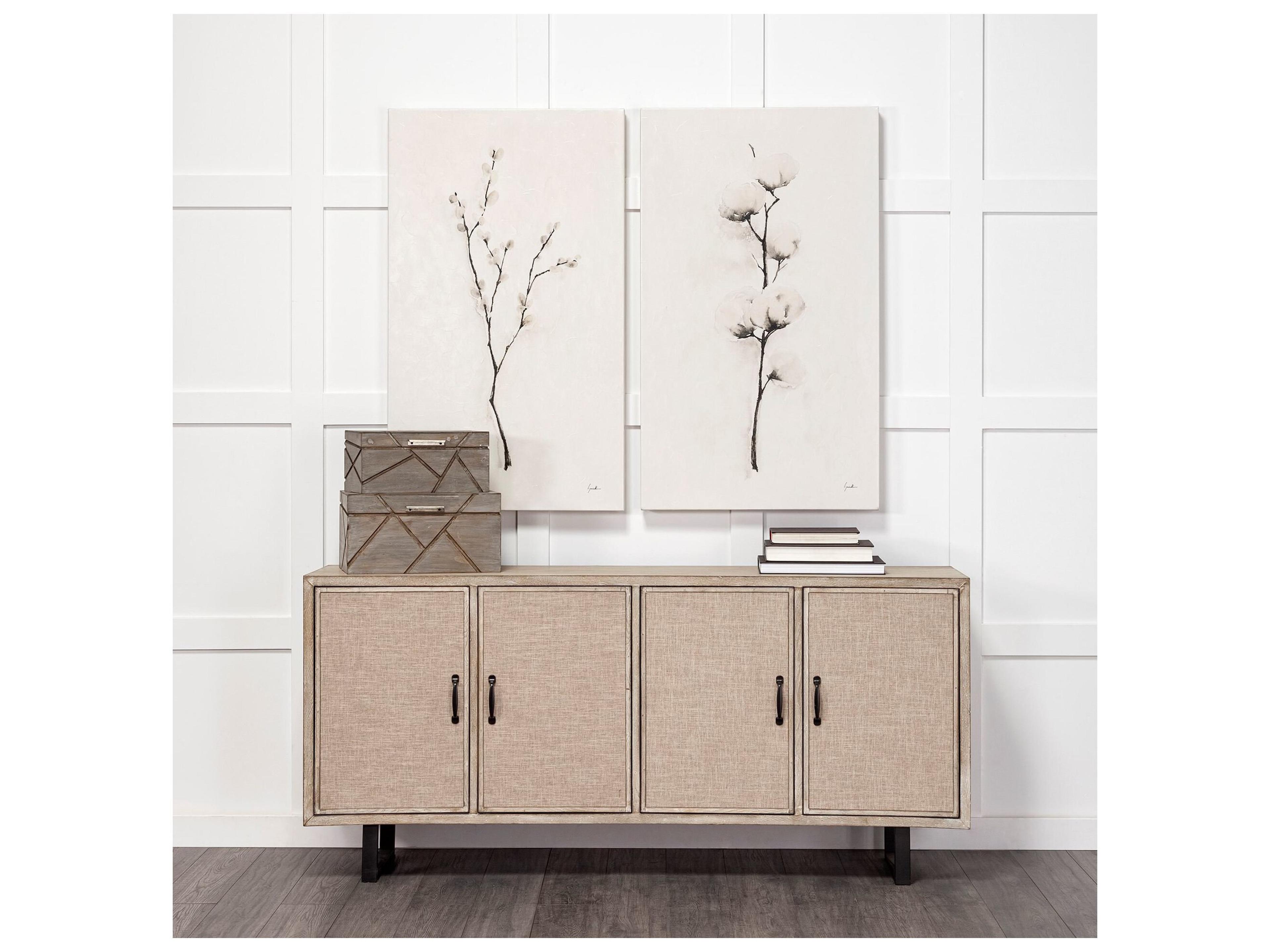 Mercana Niobe (Set of 2) 16L x 11W Gray Wooden Nesting Boxes