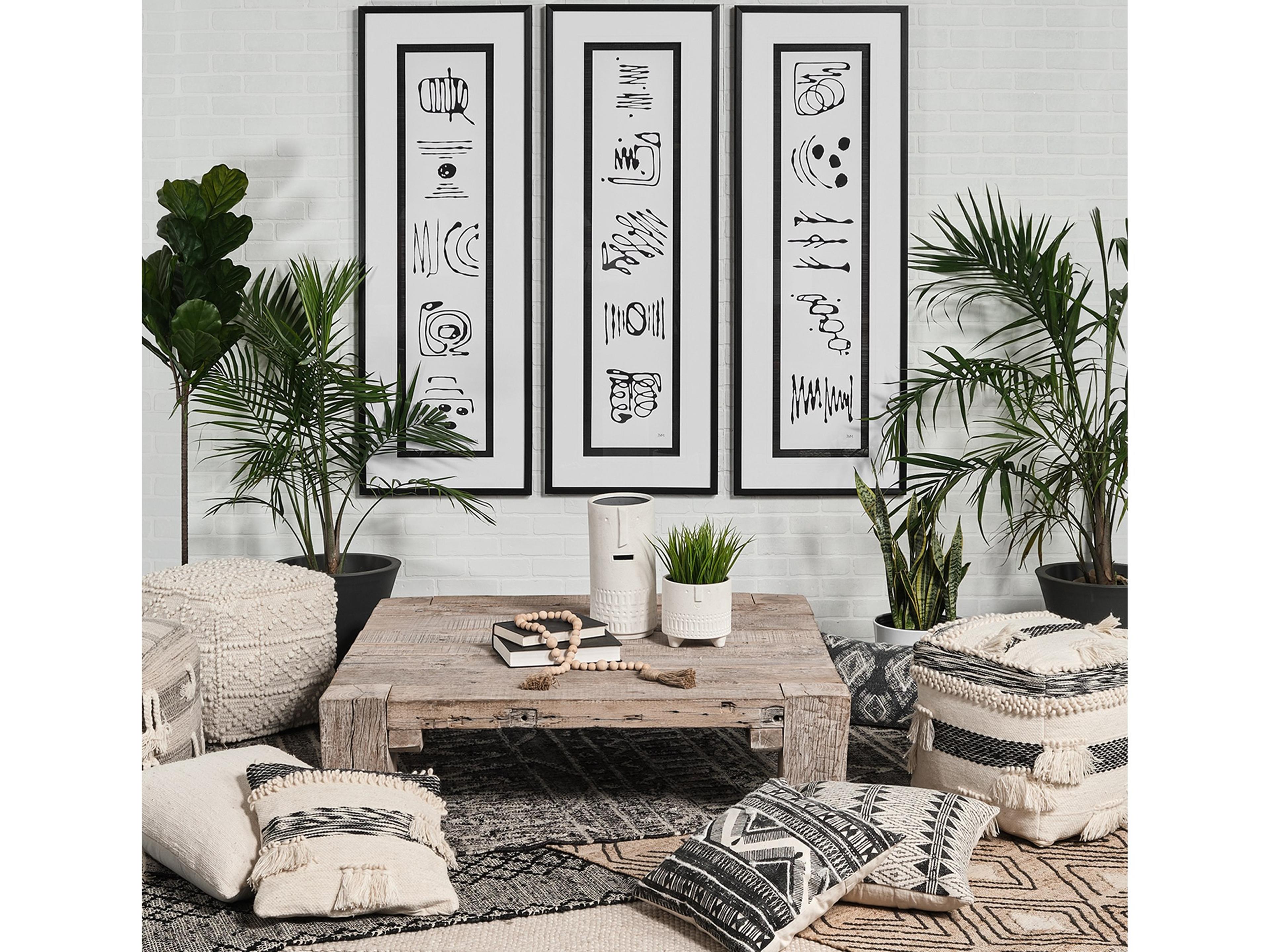 Mercana McArthur 48x48 Square Reclaimed Solid Wood Coffee Table