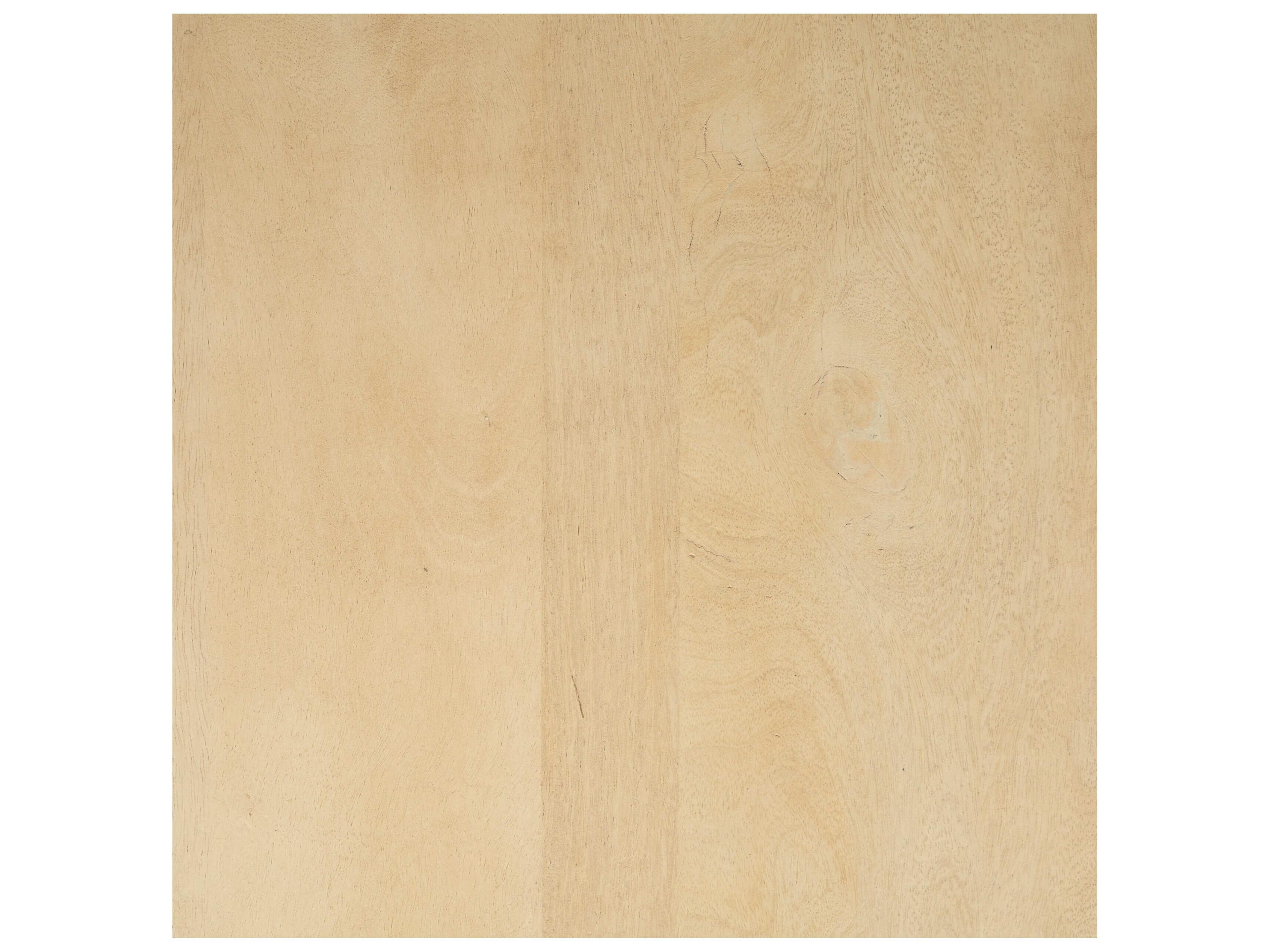 Mercana Crossman 60" Round Blonde Solid Wood & Base Dining Table