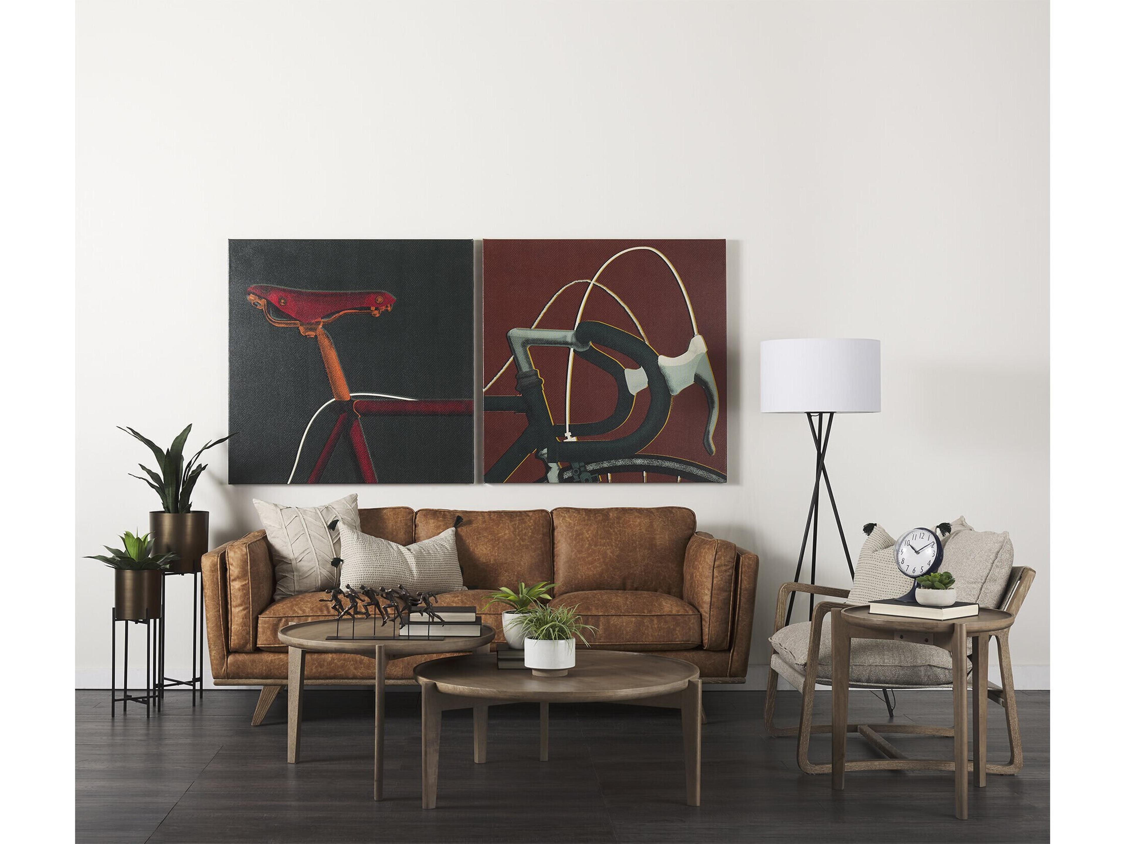 Mercana Weymouth Blue Metal Glass Dome Table Clock