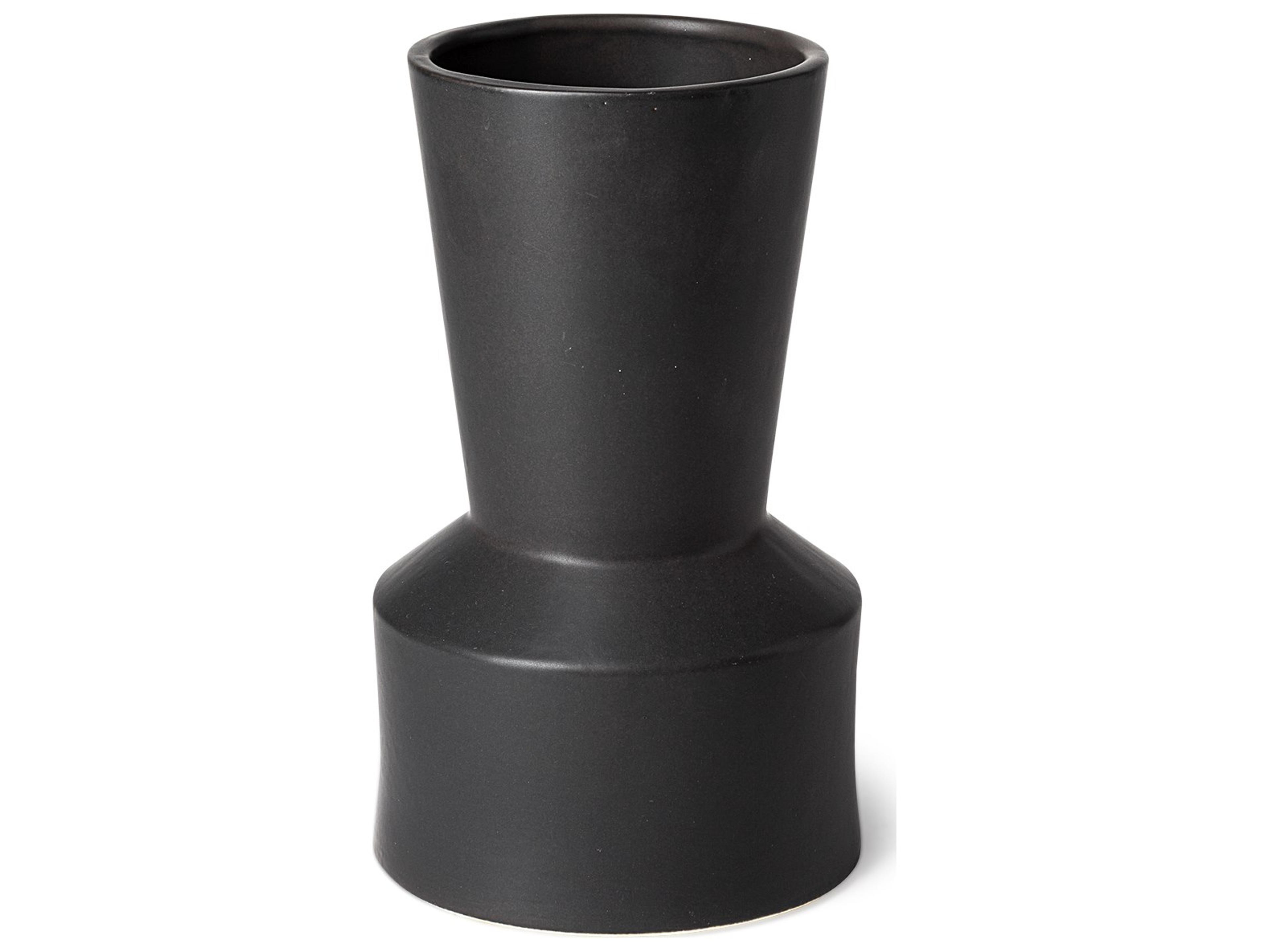 Laforge Black Ceramic Vase