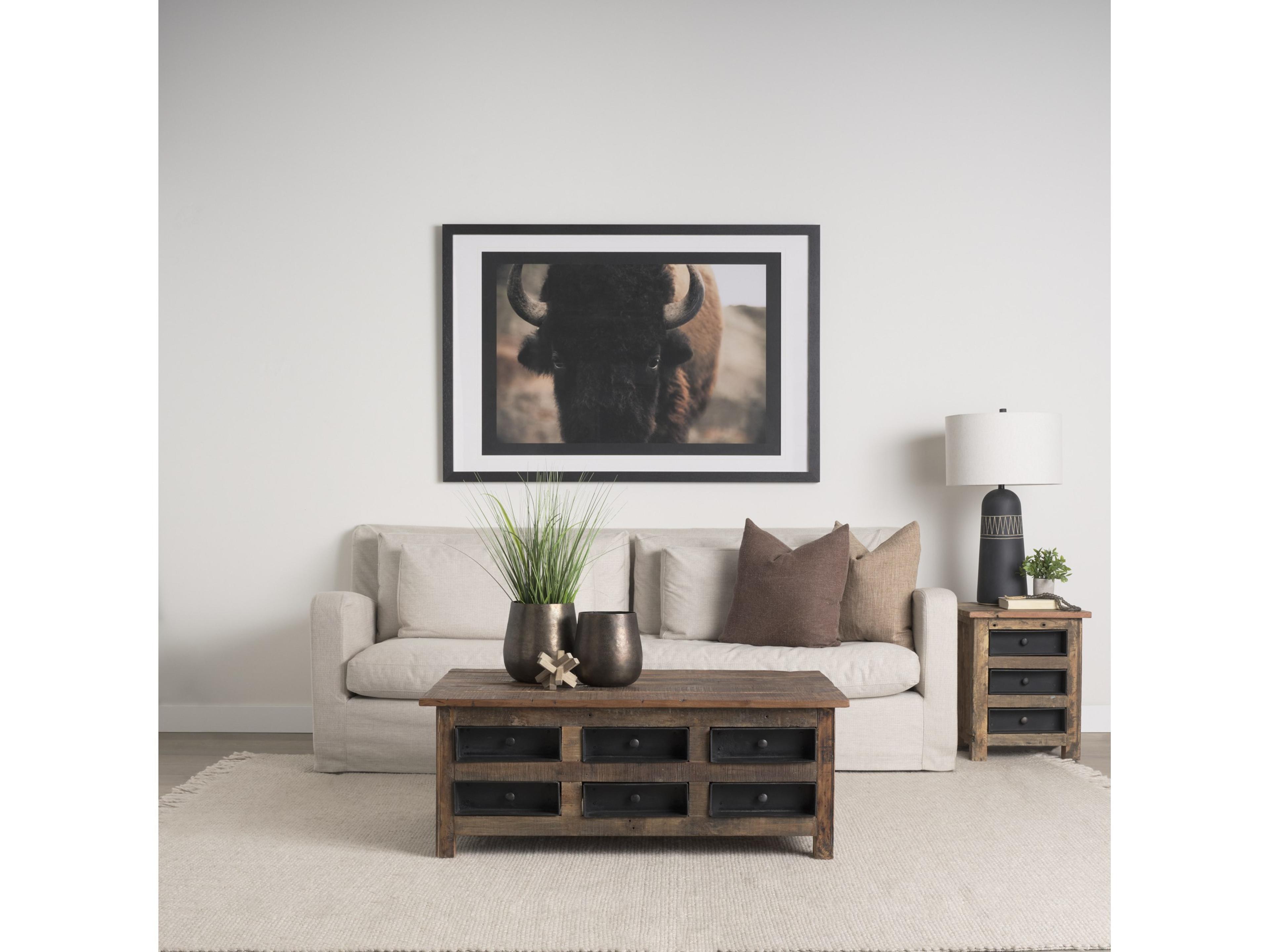 Mercana Vega II (Large) 7L x 7W Natural Wood Jack Object