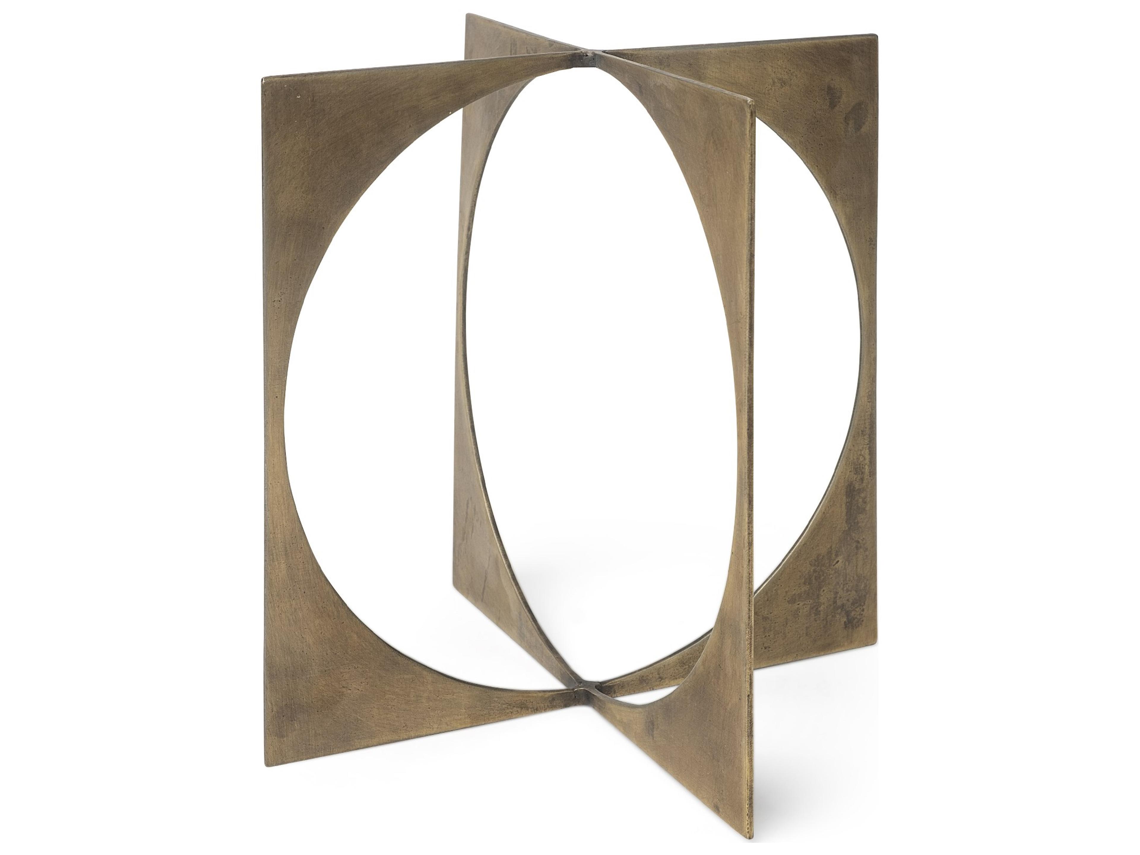 Lima II (Large) 10L x 10W Gold Geometric Decorative Object