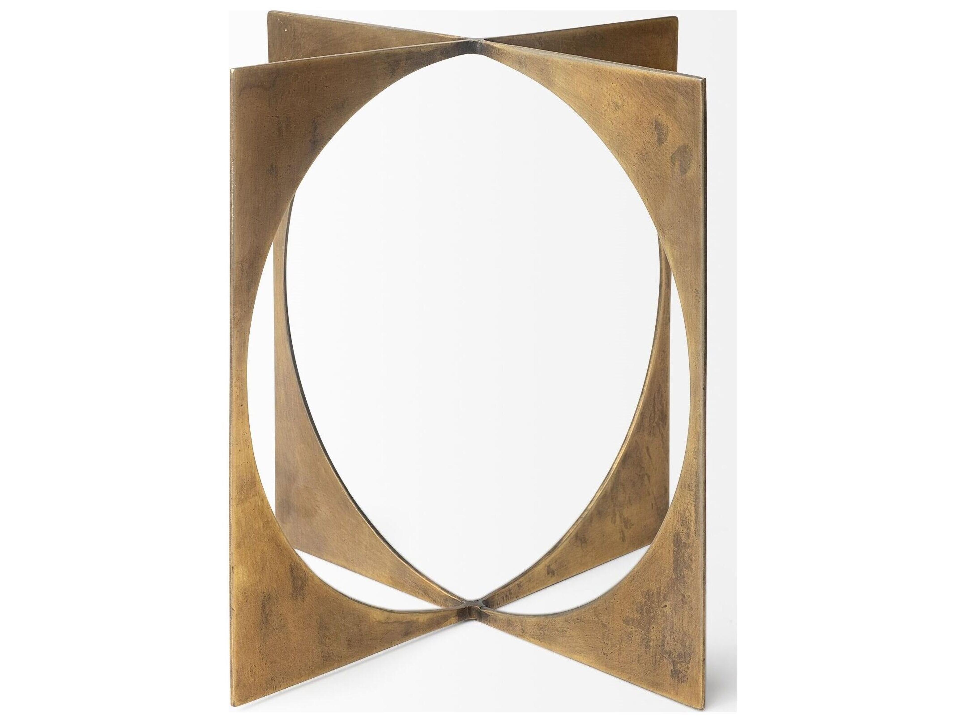 Mercana Lima II (Large) 10L x 10W Gold Geometric Decorative Object