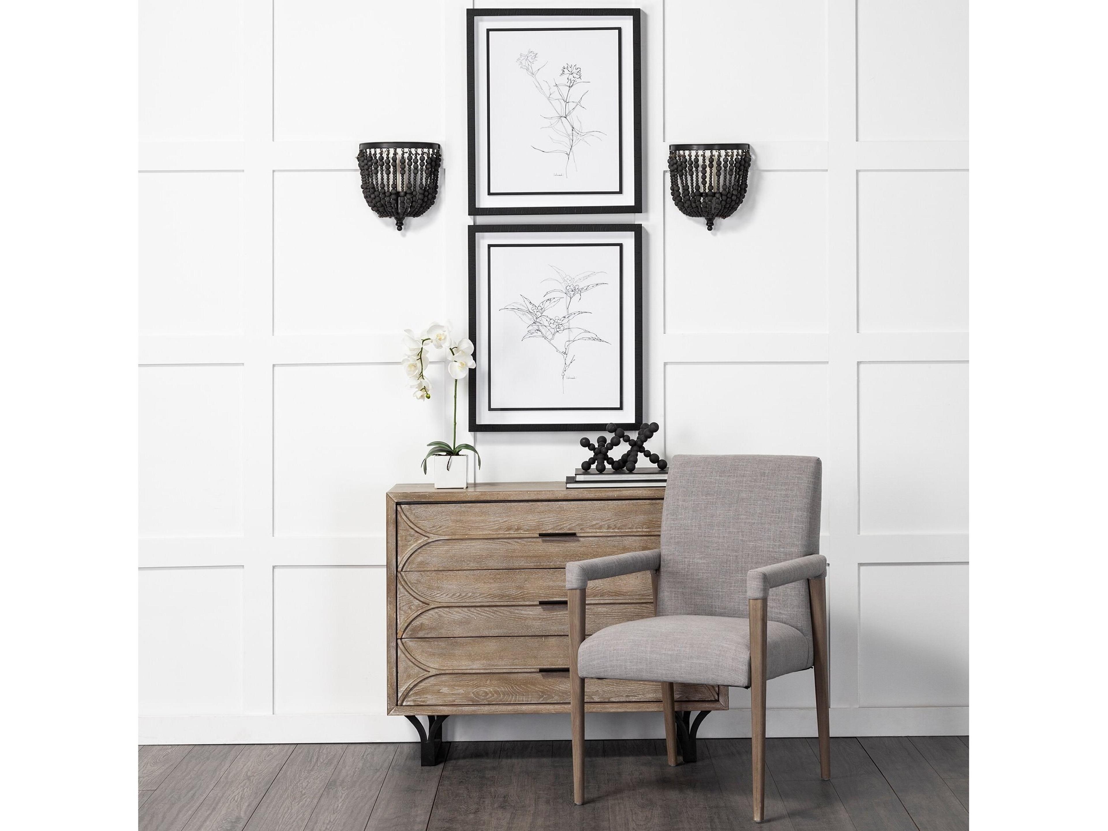 Mercana Carollan II (Large) 9L x 9W Black Geometric Wood Ball Jack