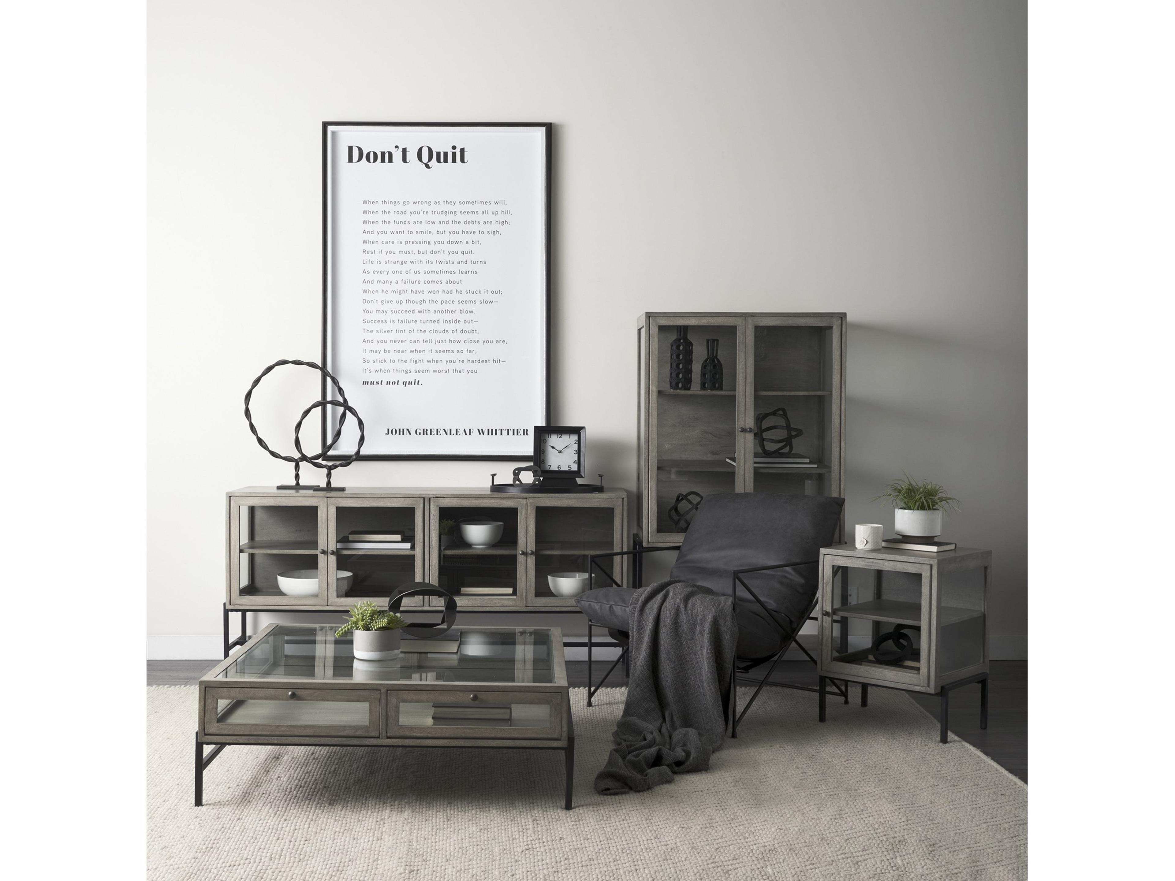 Mercana Ralph I Black Metal Square Table Clock