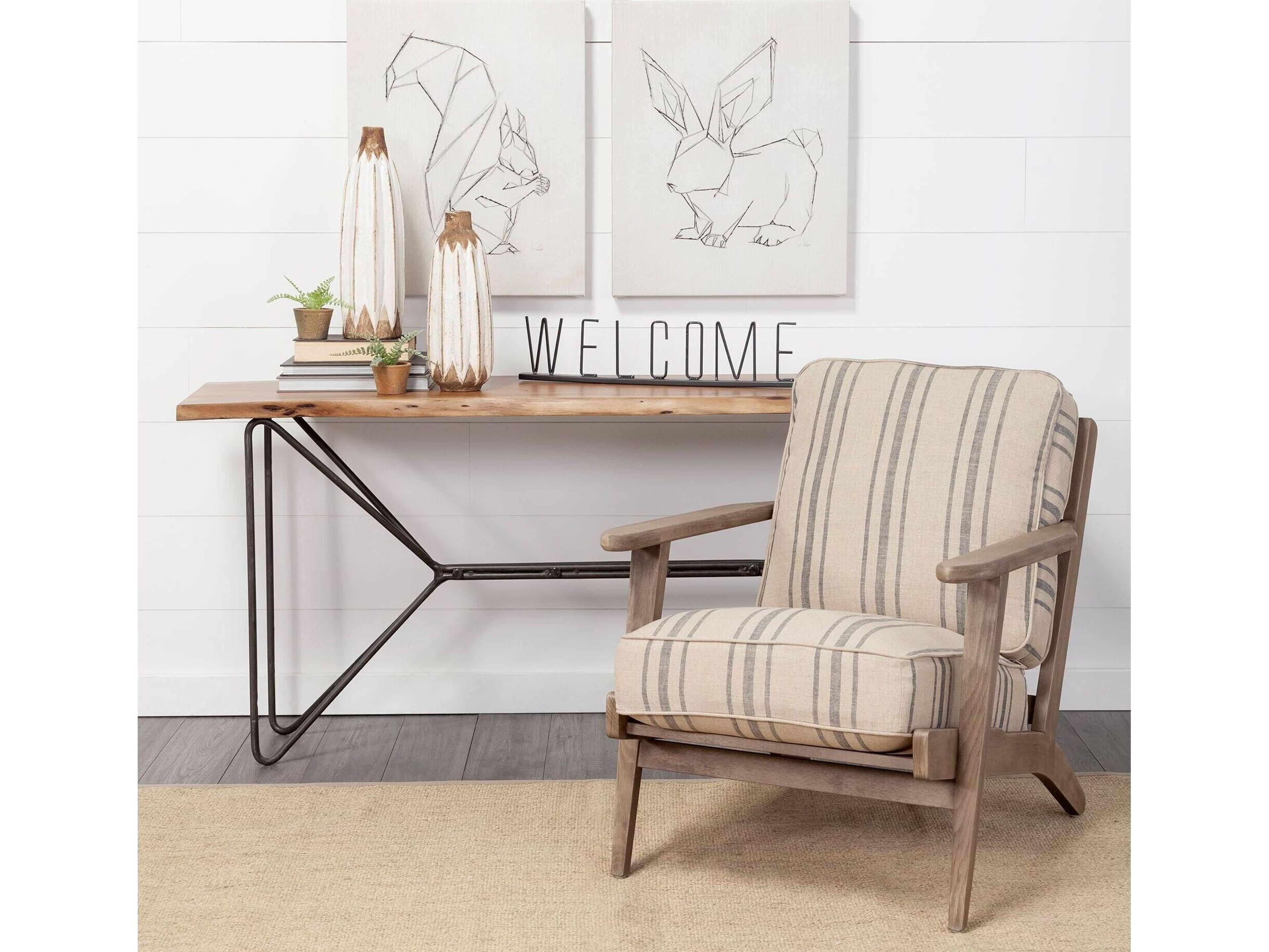 Mercana Welcome 24L x 1W Black Metal Sign