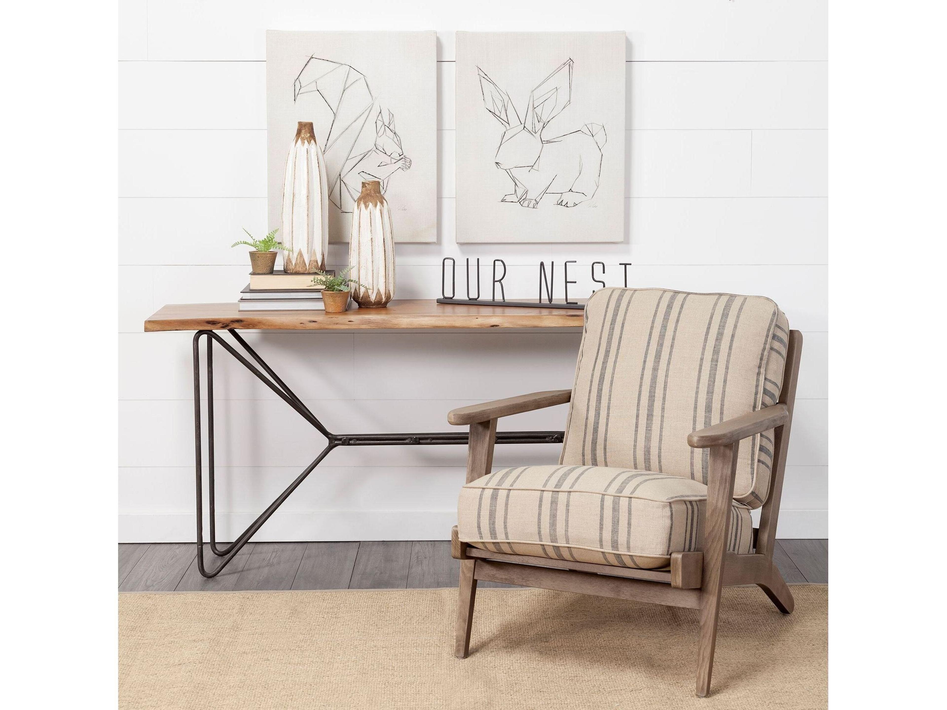 Mercana Our Nest 24L x 1W Black Metal Sign