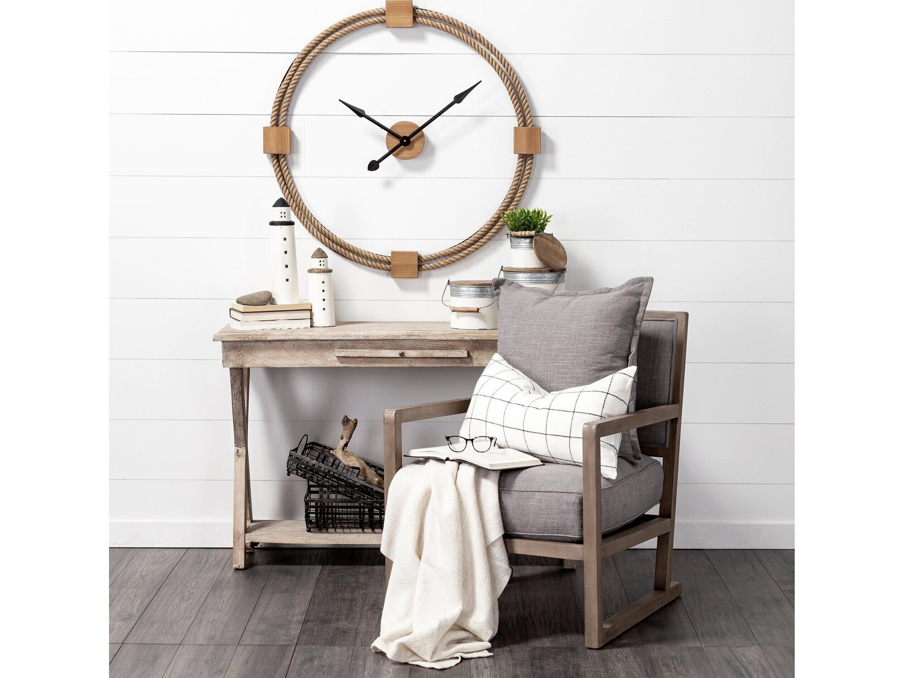 Mercana Abner (Large) 4L x 4W White Wooden Coastal Lighthouse