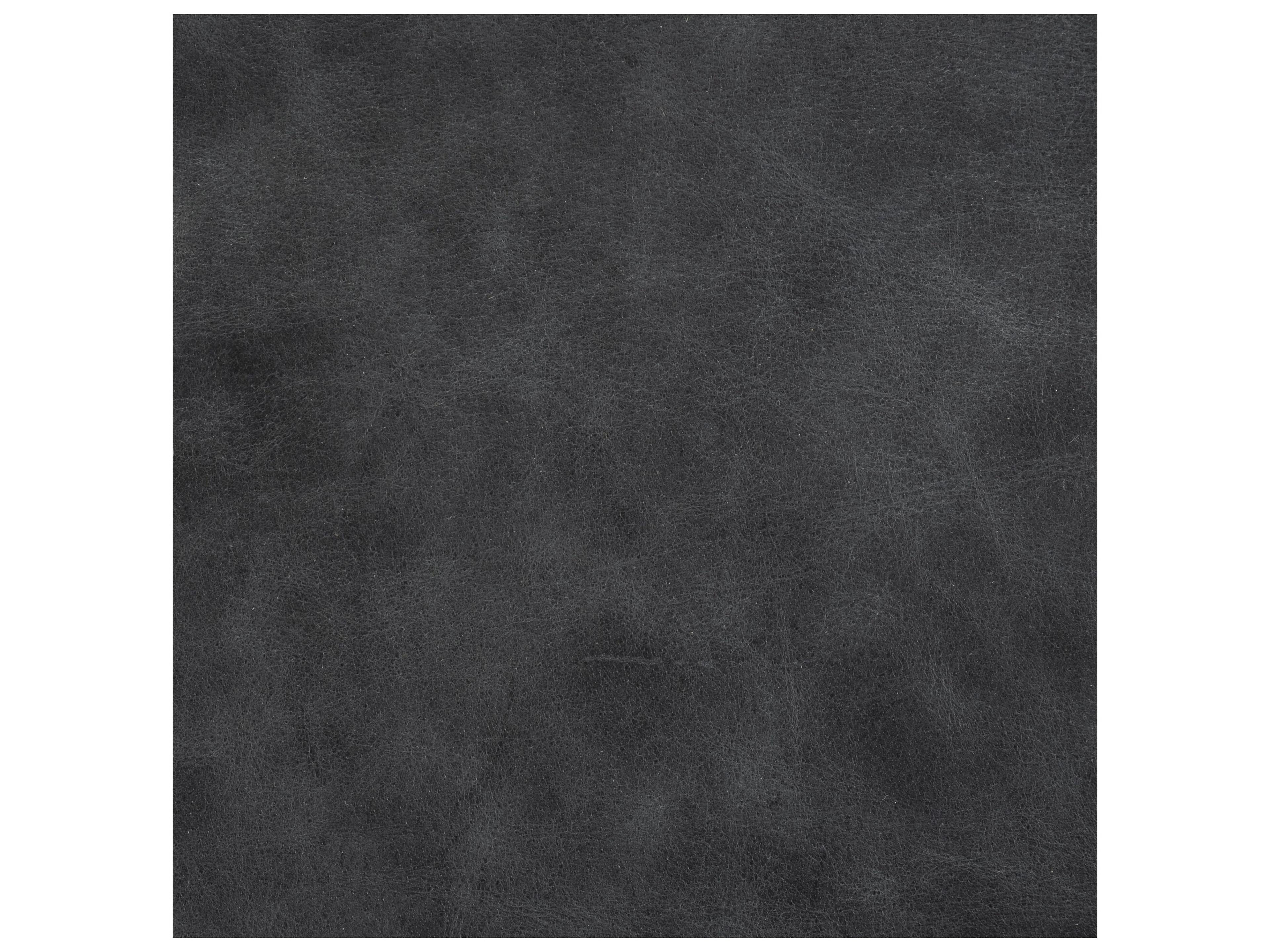 Mercana Direttore Black Iron Frame Black Leather Dining Chair