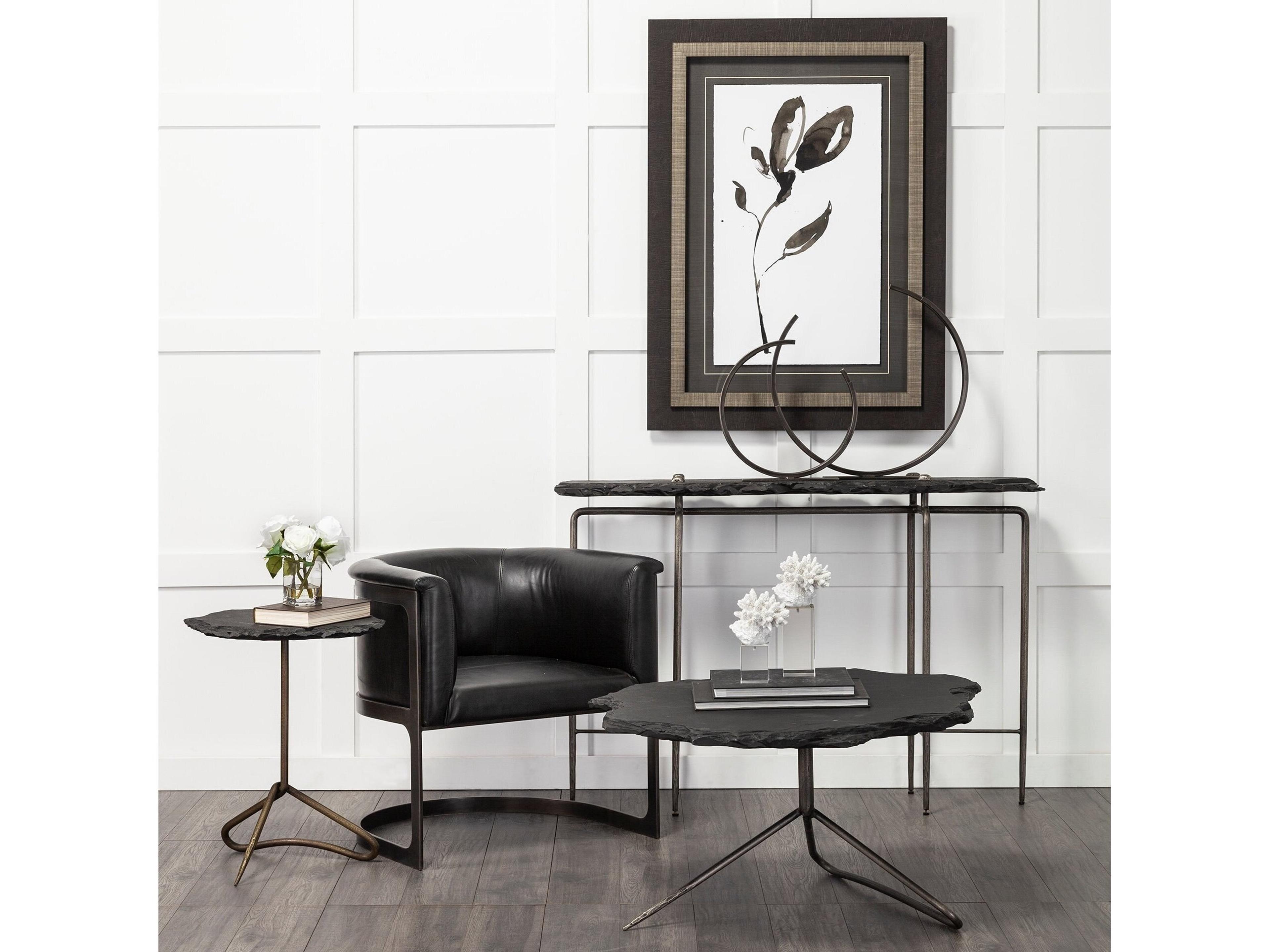 Mercana Taj (Large) 21L x 3W Black Broken Halo Decorative Object