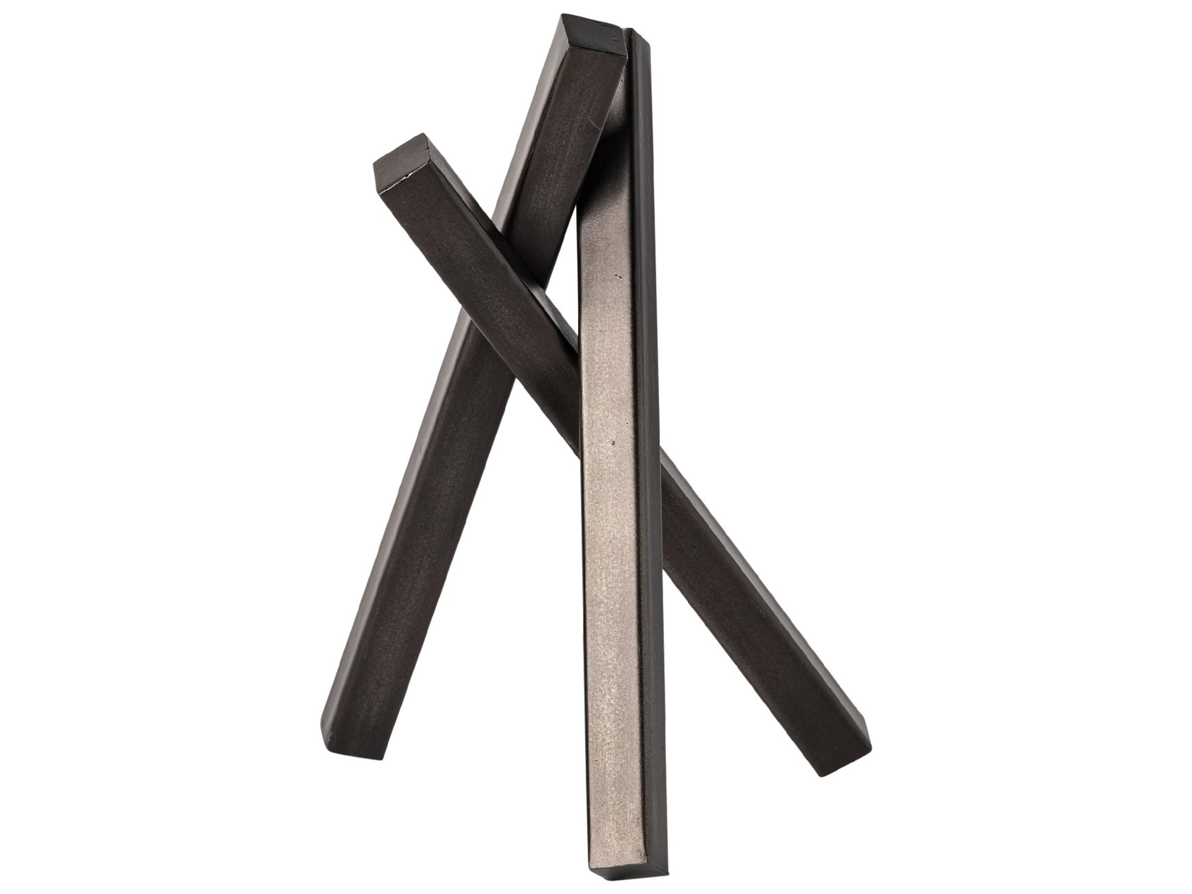 Bastian (Small) 8L x 7W Black Metal Abstract Object