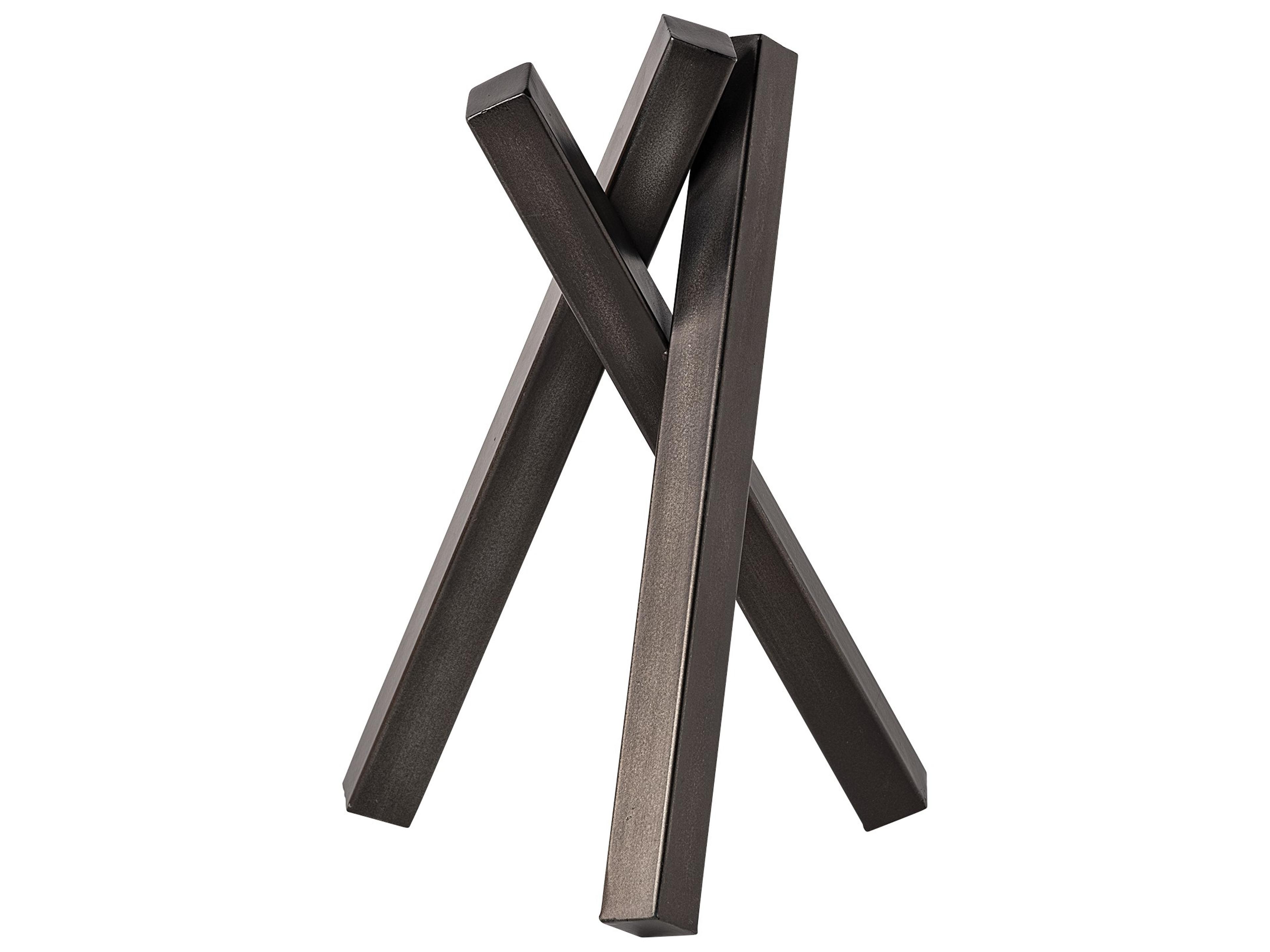 Bastian (Large) 9L x 8W Black Metal Abstract Object