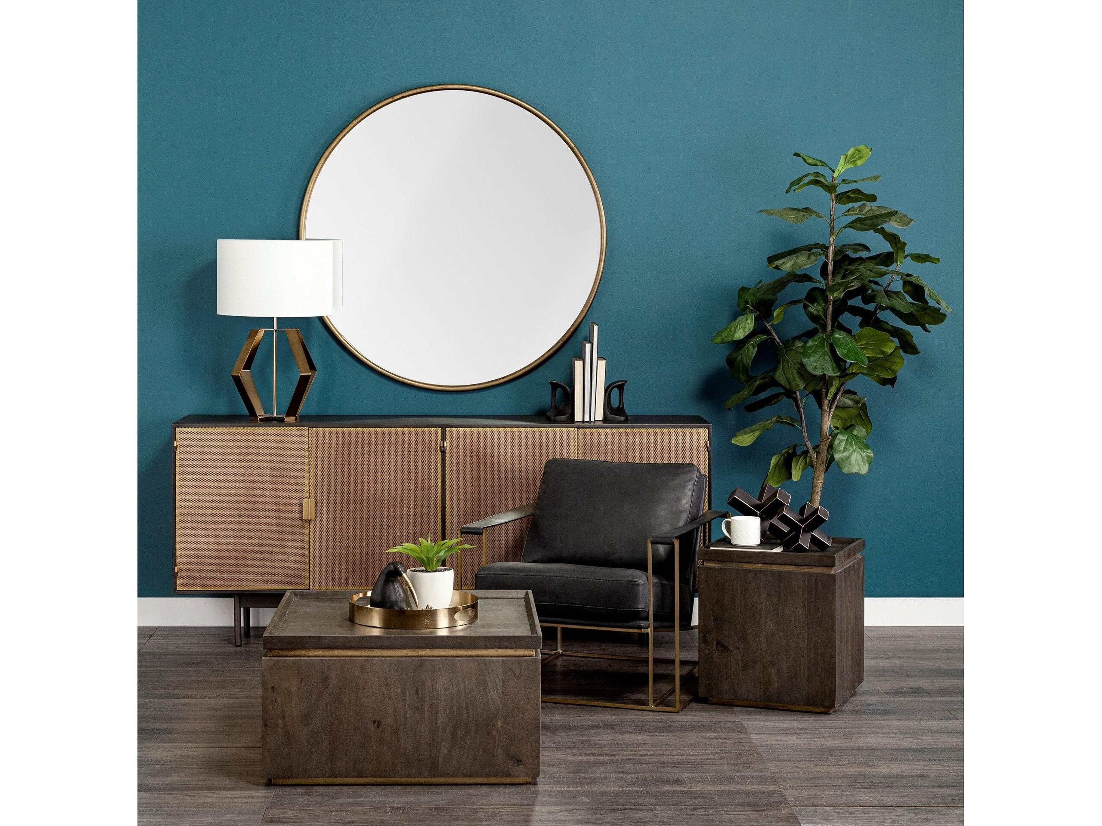 Mercana Abel (Small) 8L x 7W Black Metal Jack W/ Gold Accents