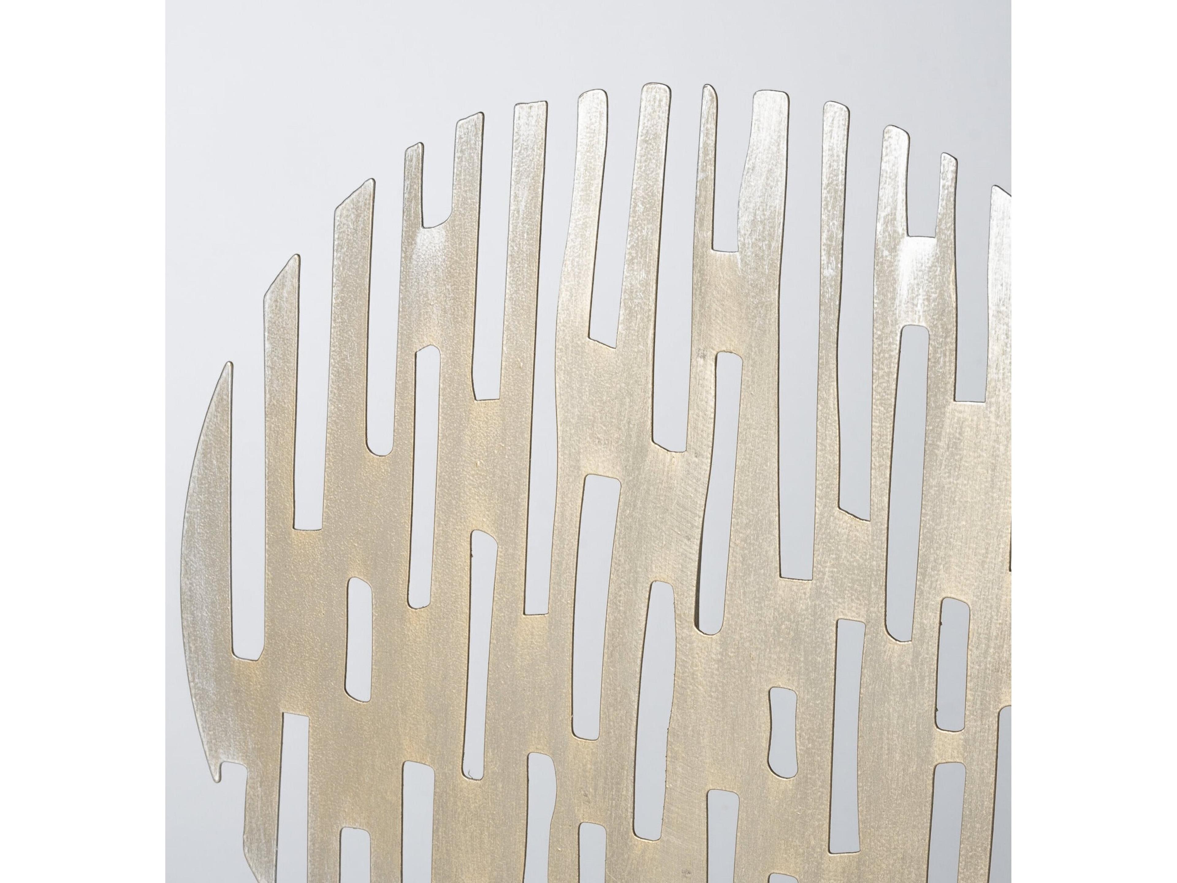 Mercana Ezra (Large) 13L x 3W Gold Metal Circular Decorative Object