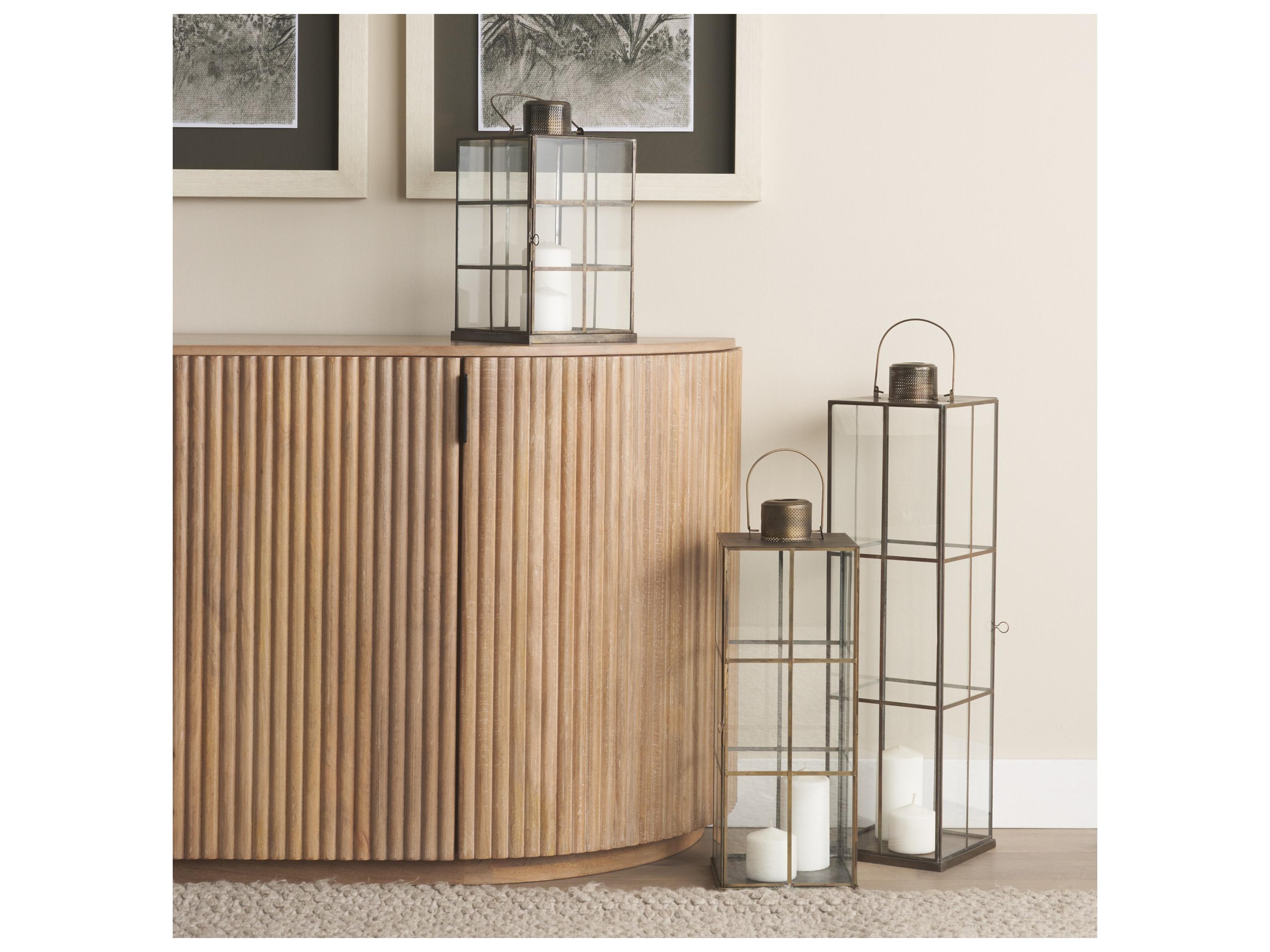 Mercana Grimwig (Small) 8L x 8W x 15H LANTERN W/SHEET BASE WITHOUT BEVEL