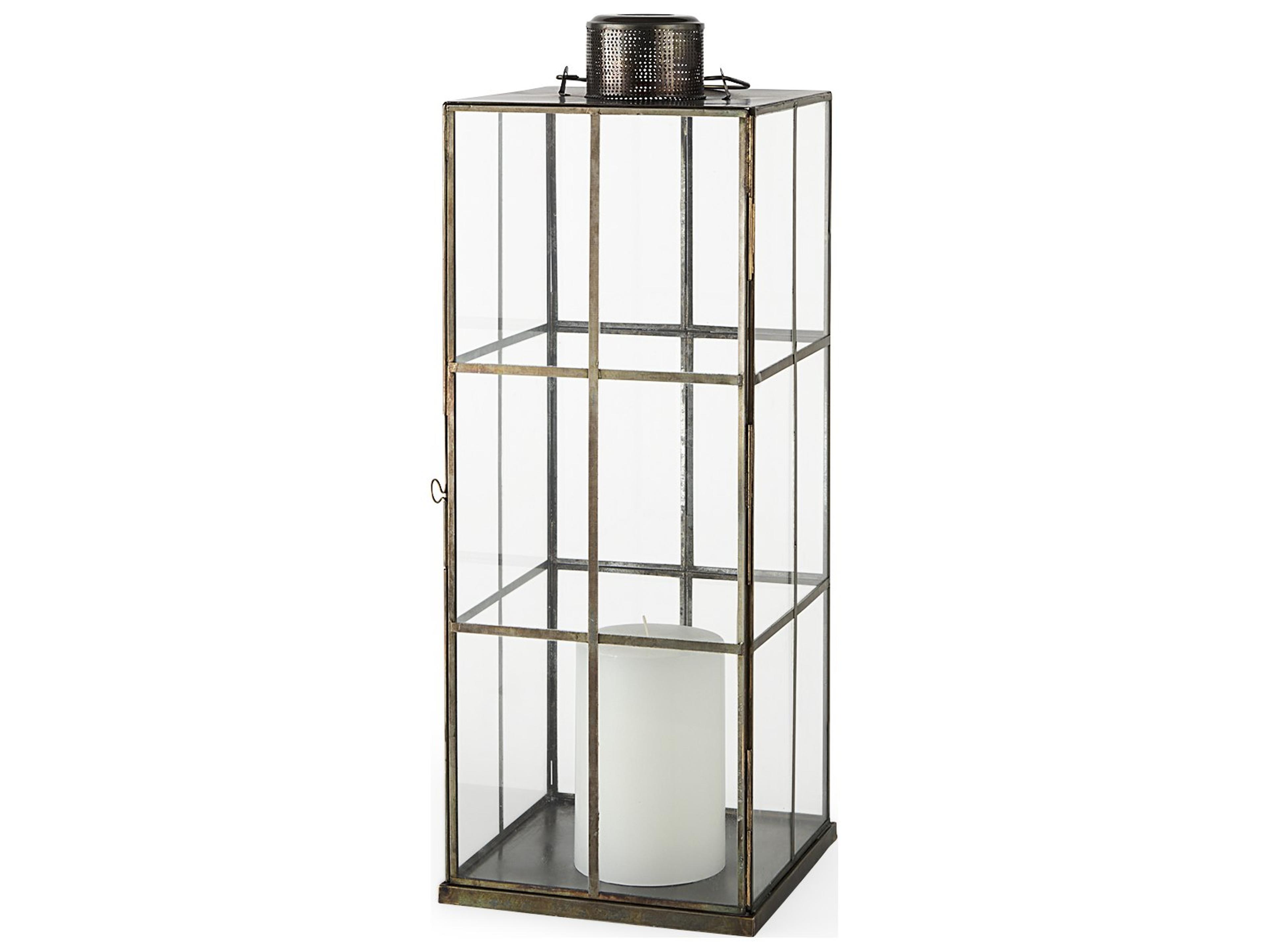 Grimwig (Medium) 8L x 8W x 23H LANTERN W/SHEET BASE WITHOUT BEVEL