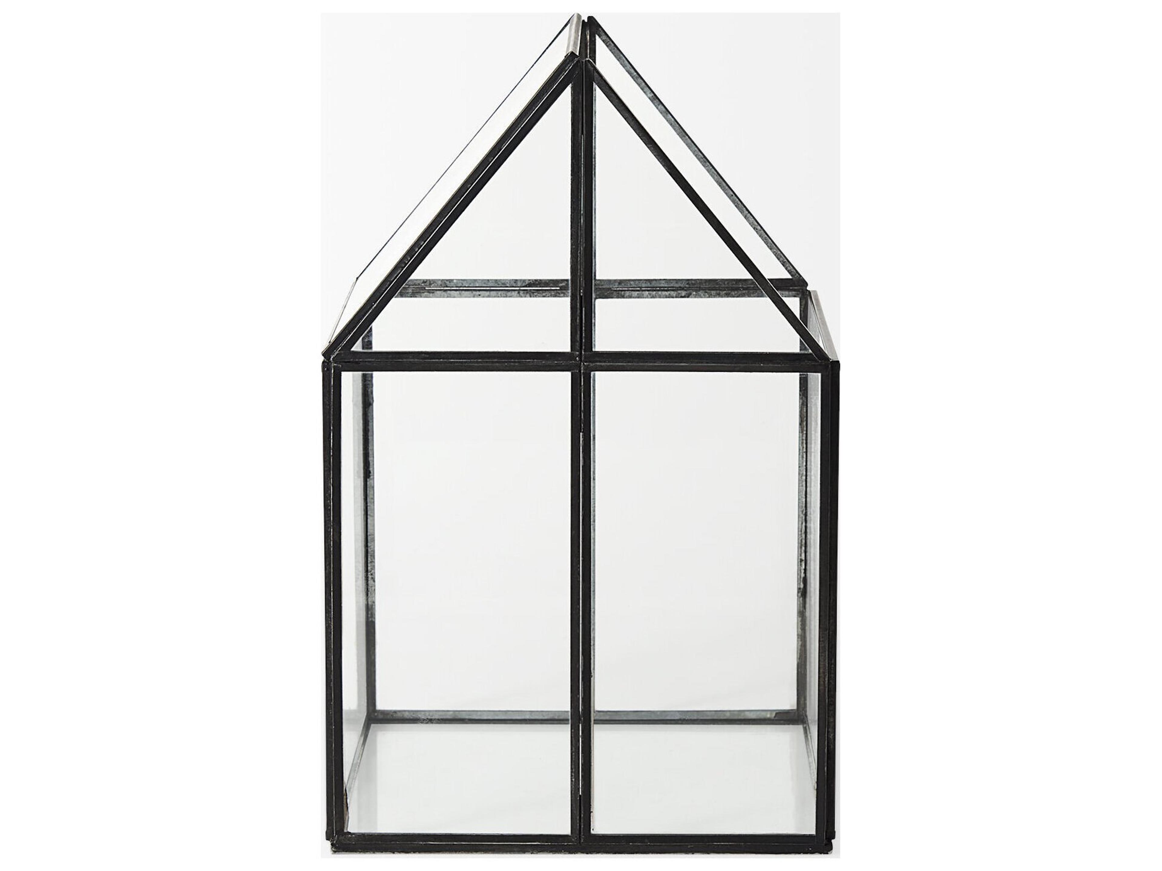 Mercana Sikes (Medium) 8L x 8W x 13H Hut Terrarium W/Glass Base