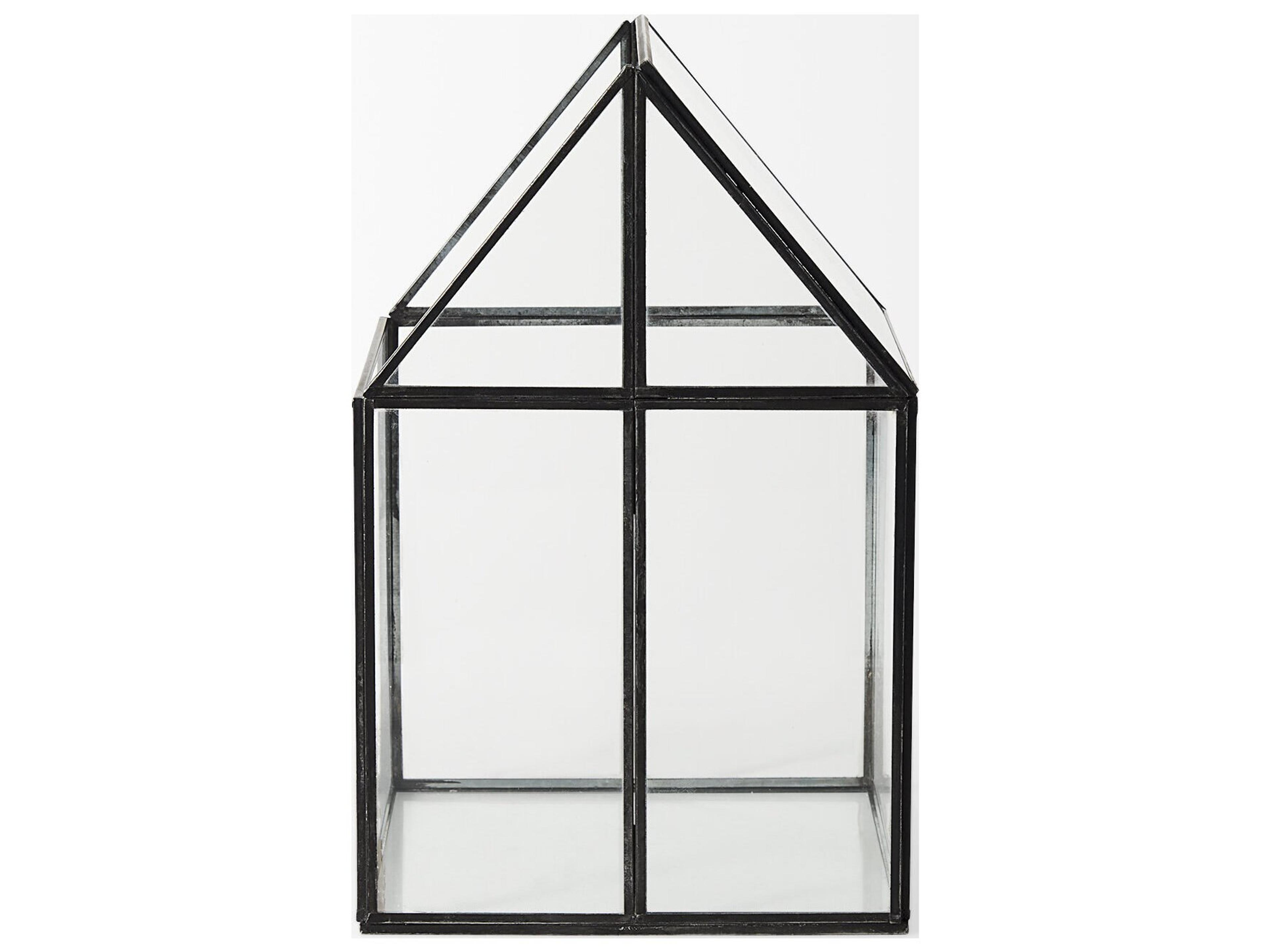 Mercana Sikes (Medium) 8L x 8W x 13H Hut Terrarium W/Glass Base