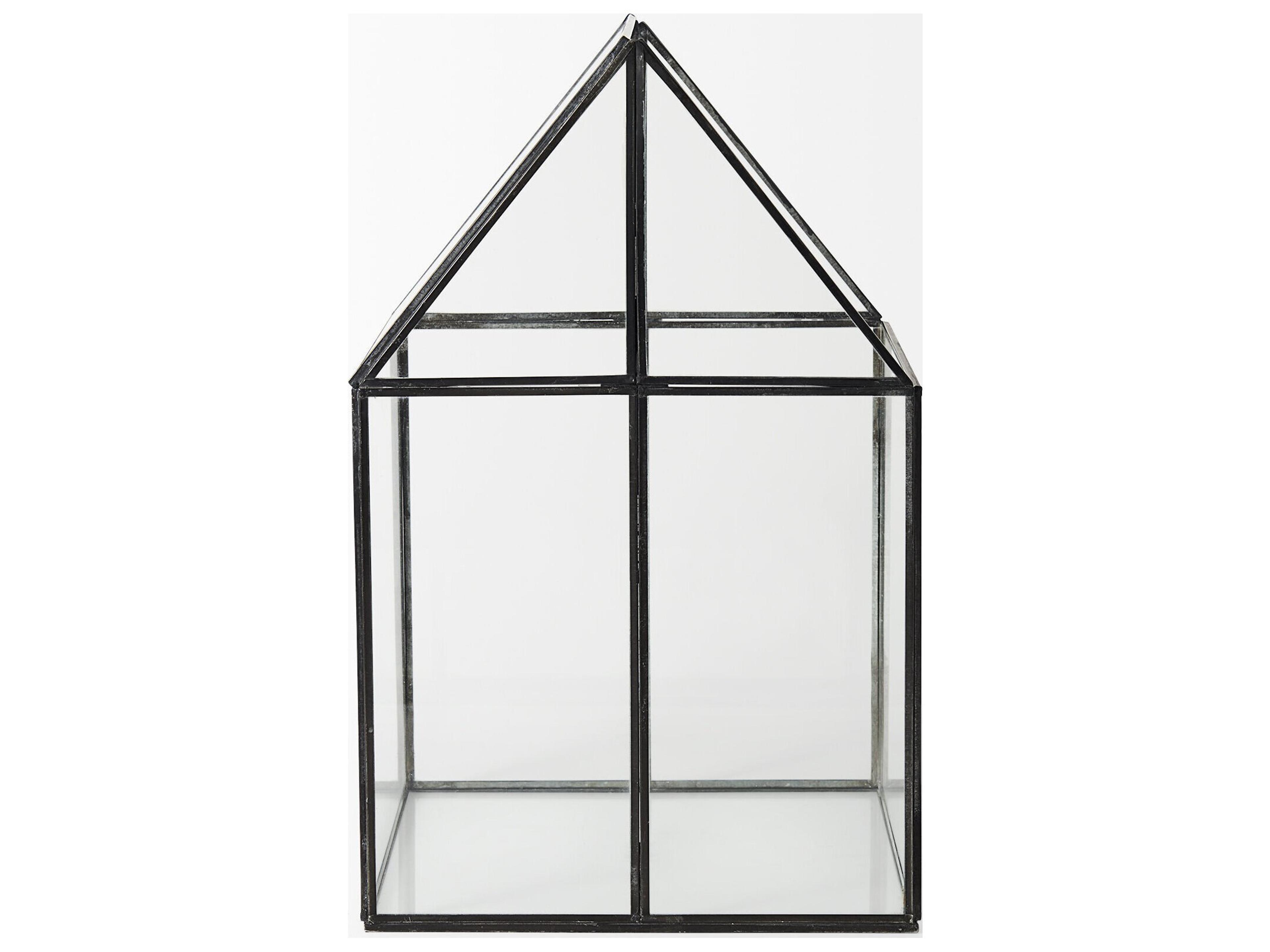 Mercana Sikes (Large) 10L x 10W x 16H Hut Terrarium W/Glass Base