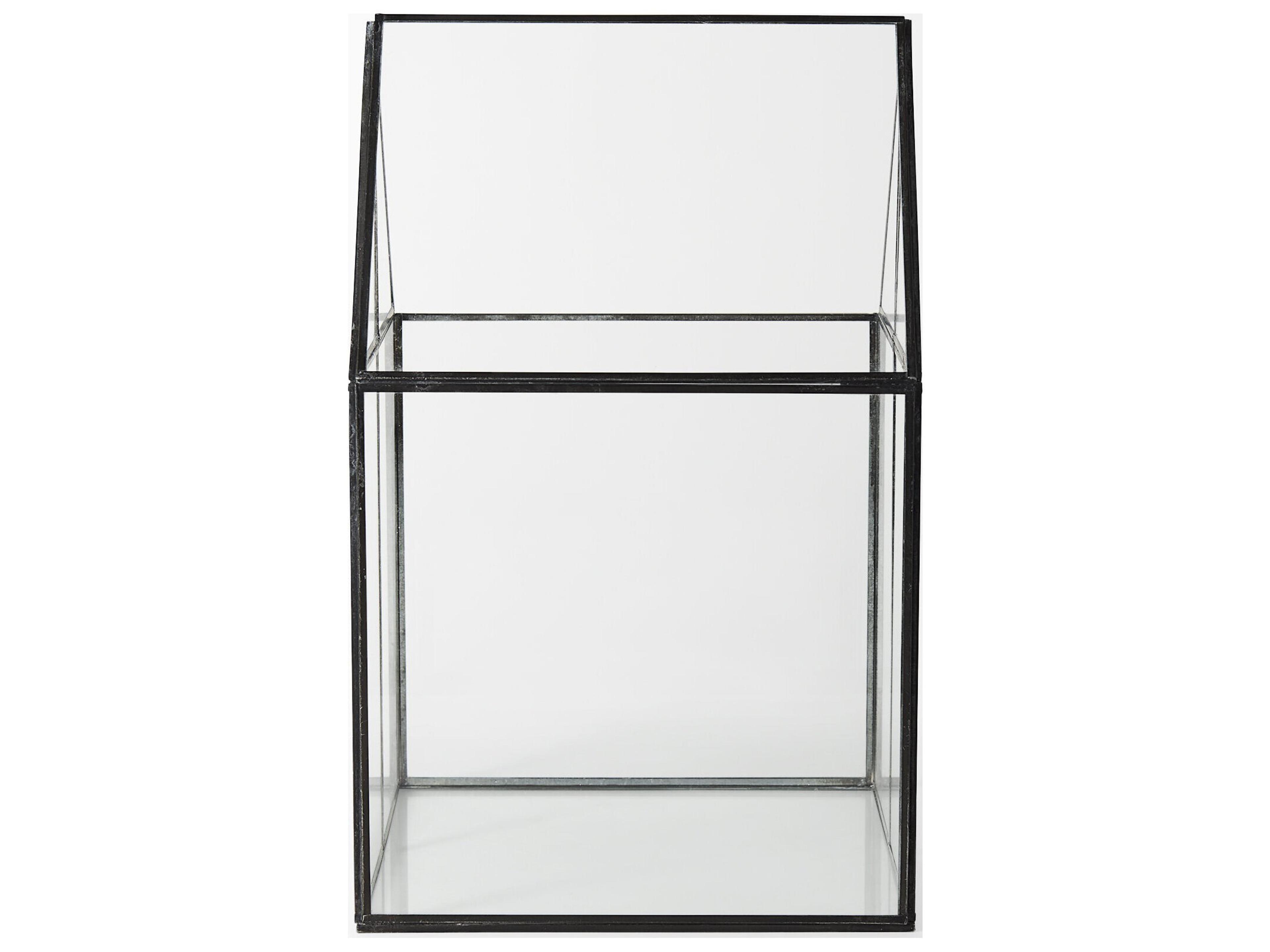 Mercana Sikes (Large) 10L x 10W x 16H Hut Terrarium W/Glass Base