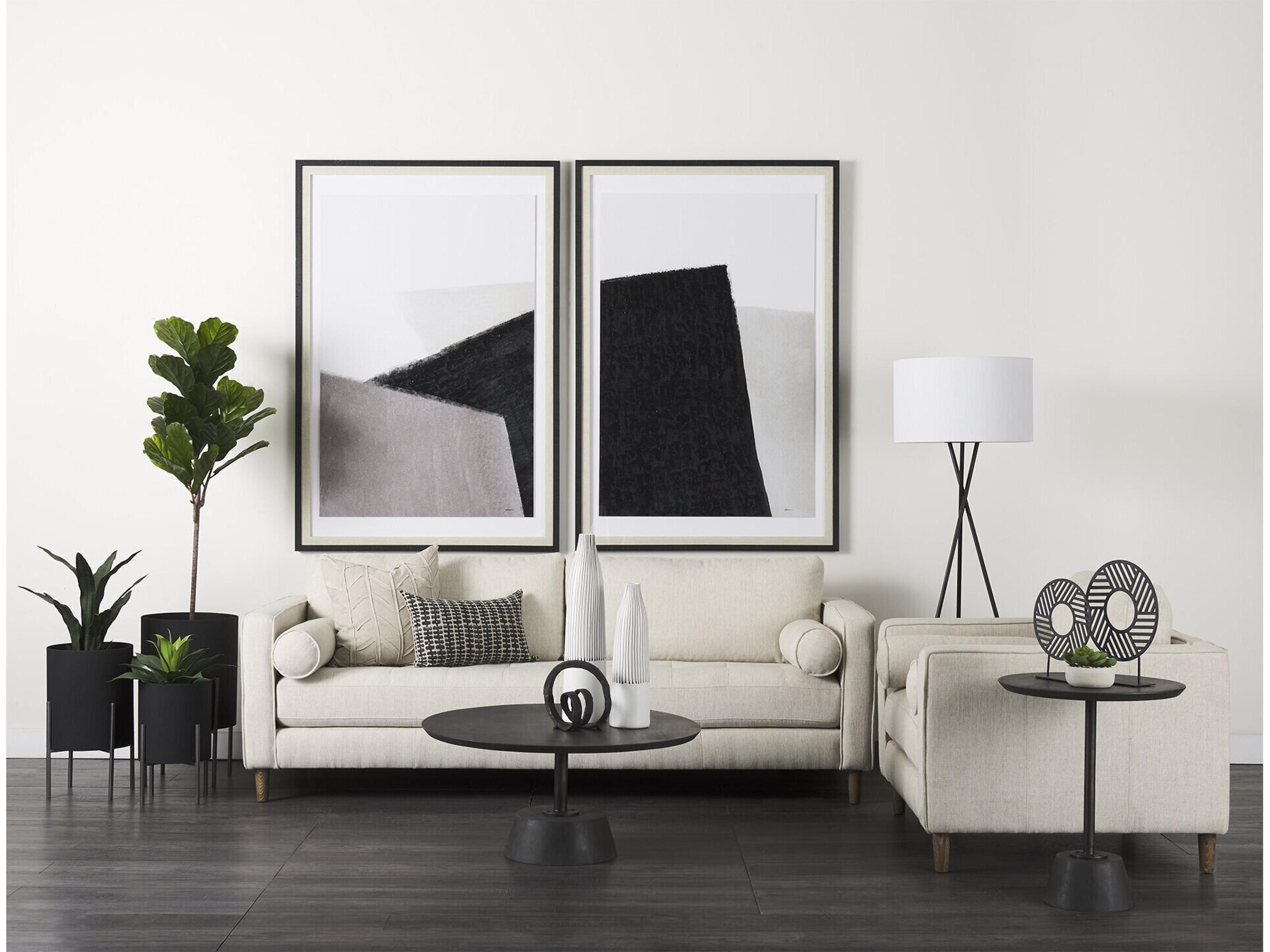 Mercana Claypoole (Set of 3) Black Plant Stands