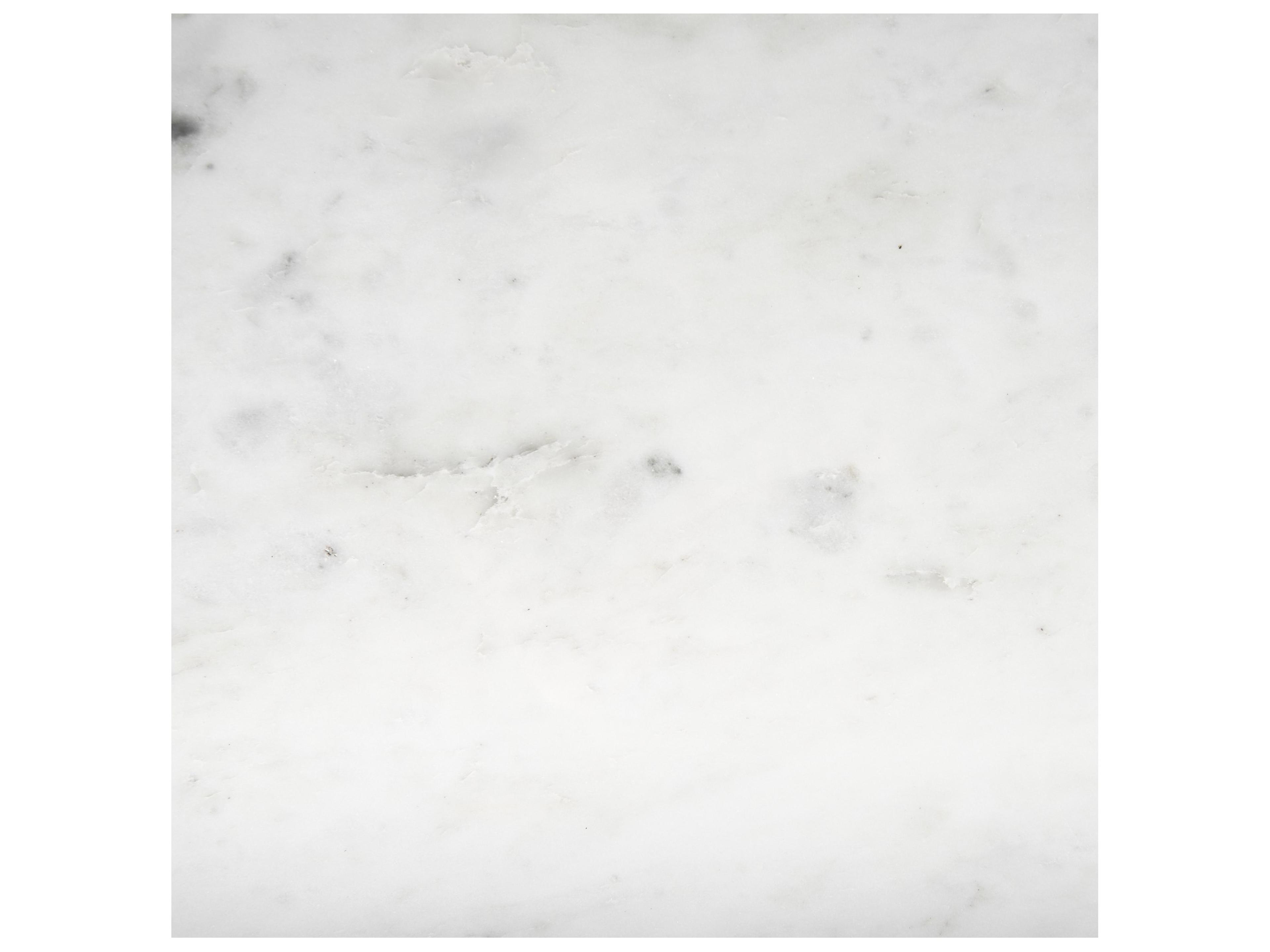 Mercana Tanner I 71L x 35W Rectangular White Marble W/ Metal Base Dining Table