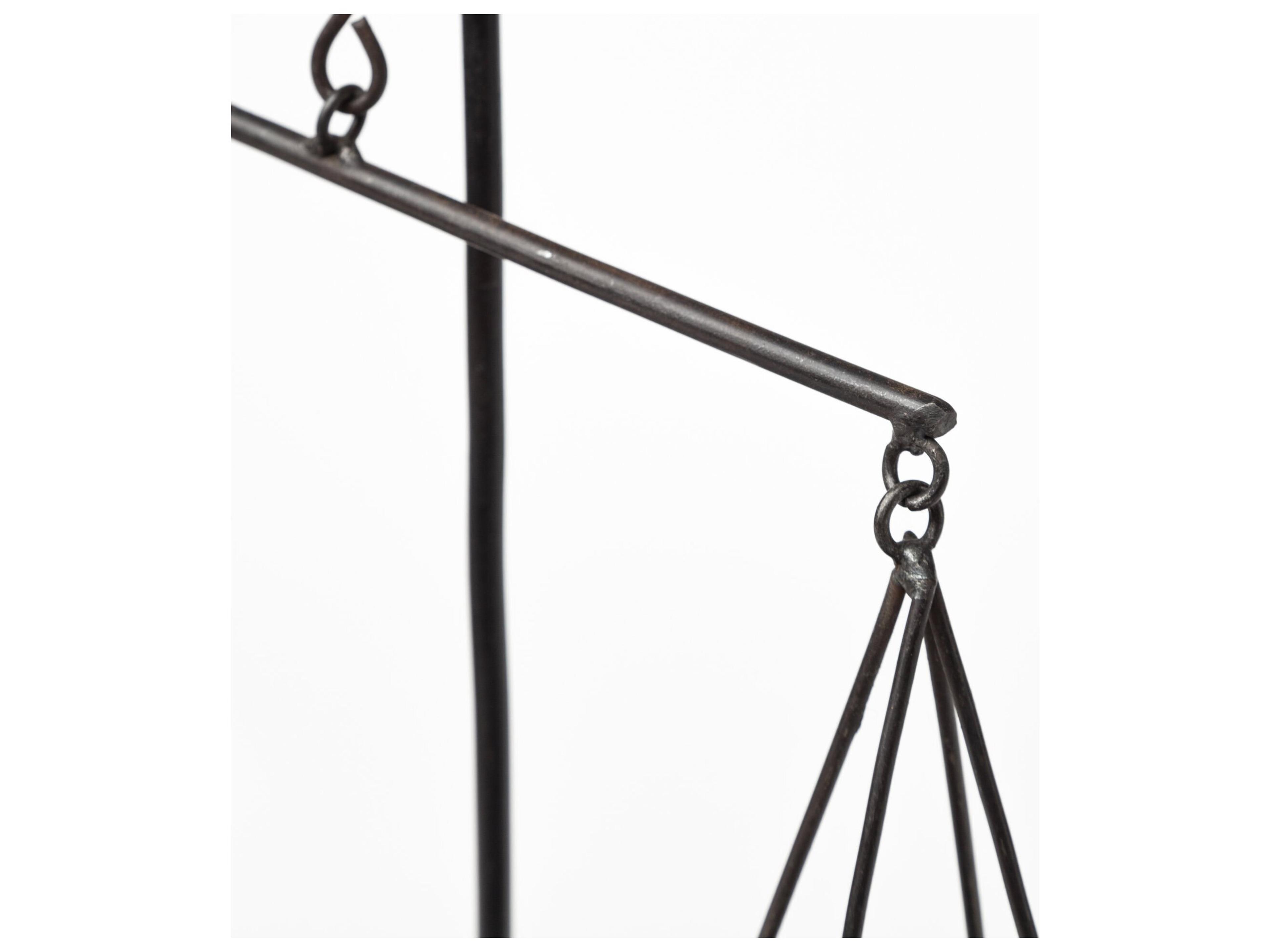 Mercana Ellis 10L x 4W Black Metal Vintage Inspired Weighing Scale