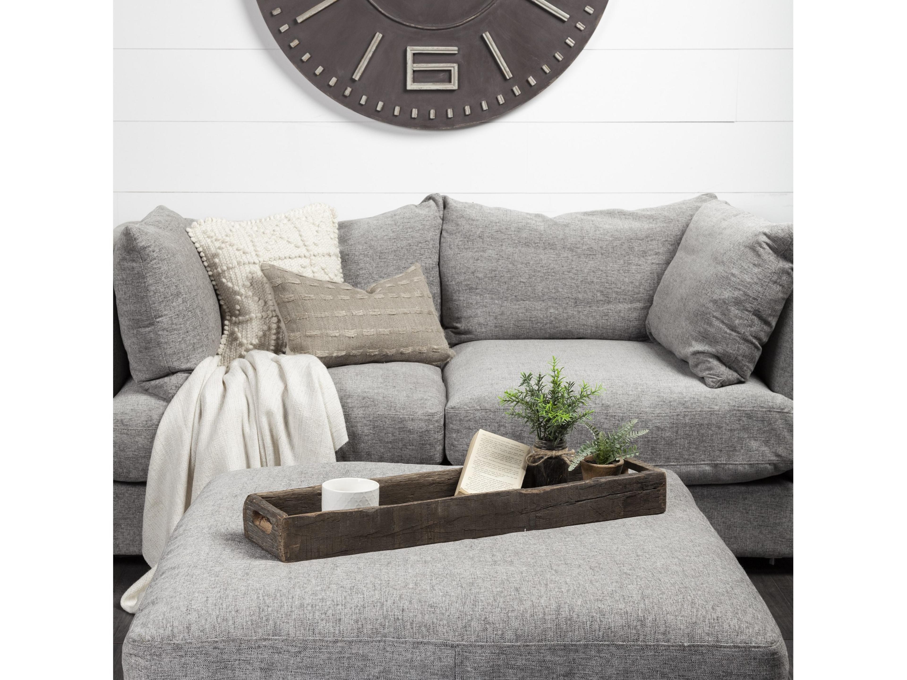 Mercana Vernon (Medium) 30L x 7W Brown Reclaimed Wood Tray