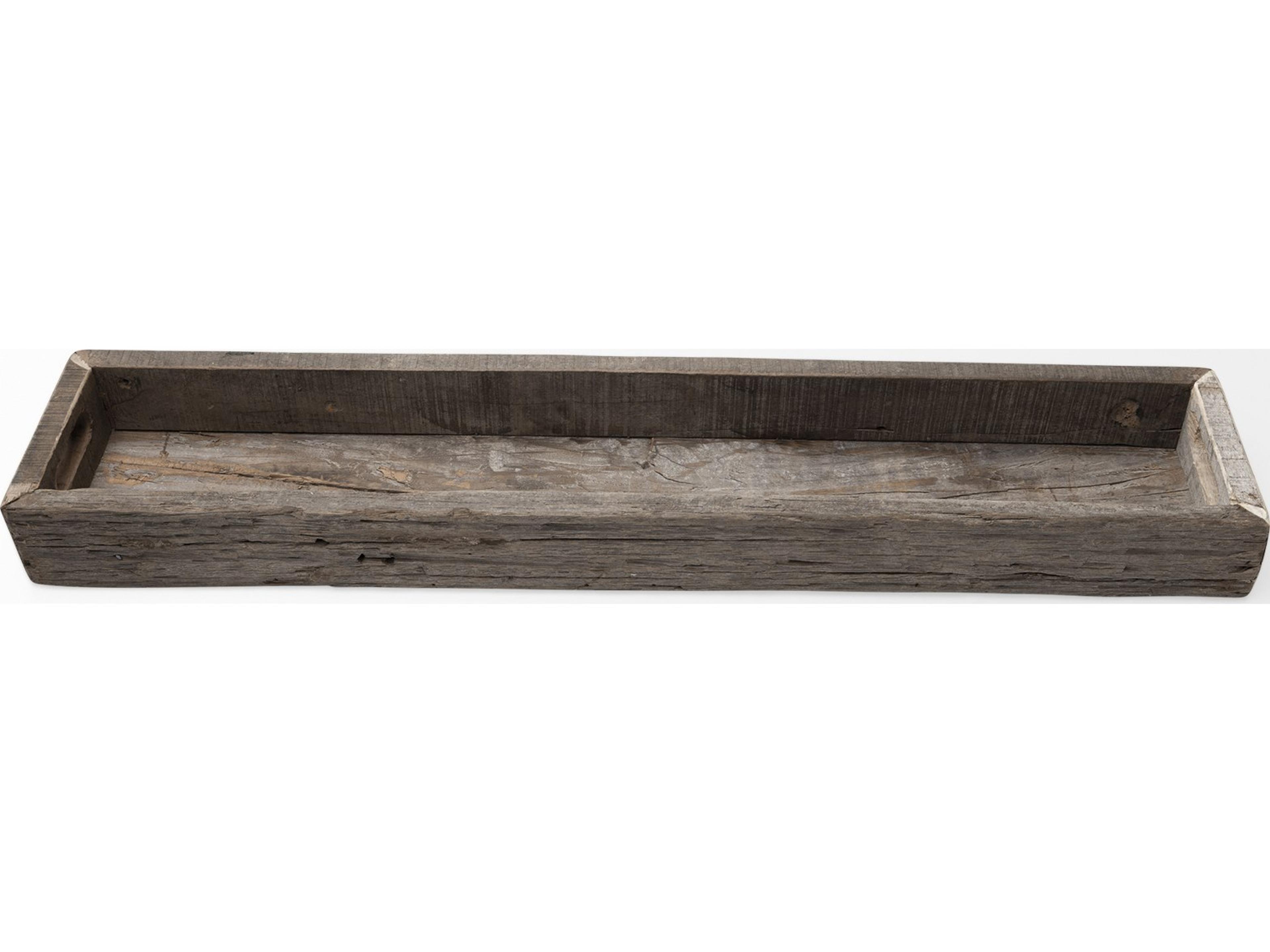 Mercana Vernon (Large) 36L x 7W Brown Reclaimed Wood Tray