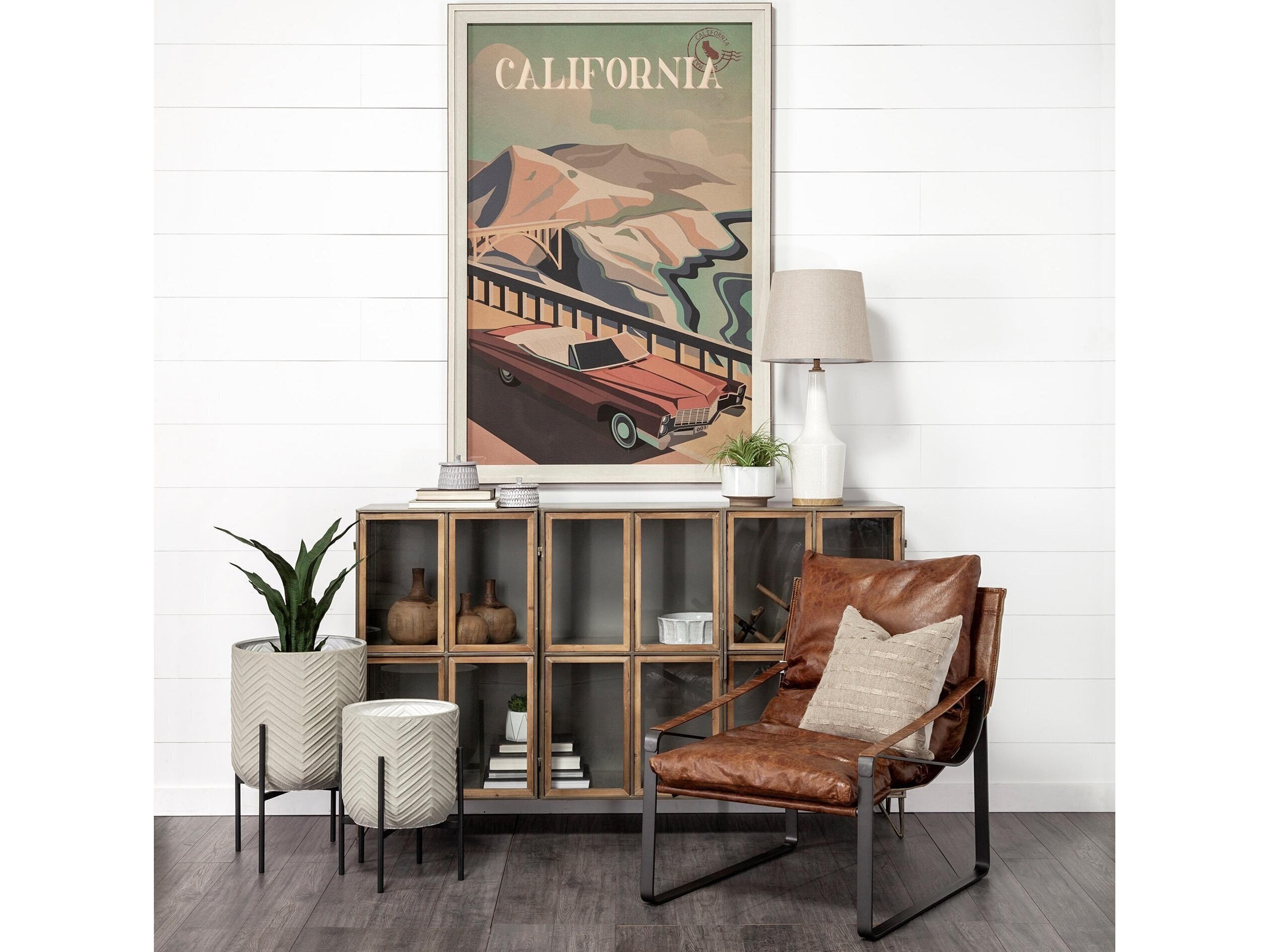 Mercana Afra Large Solid Wood Vase Shaped Decorative Object