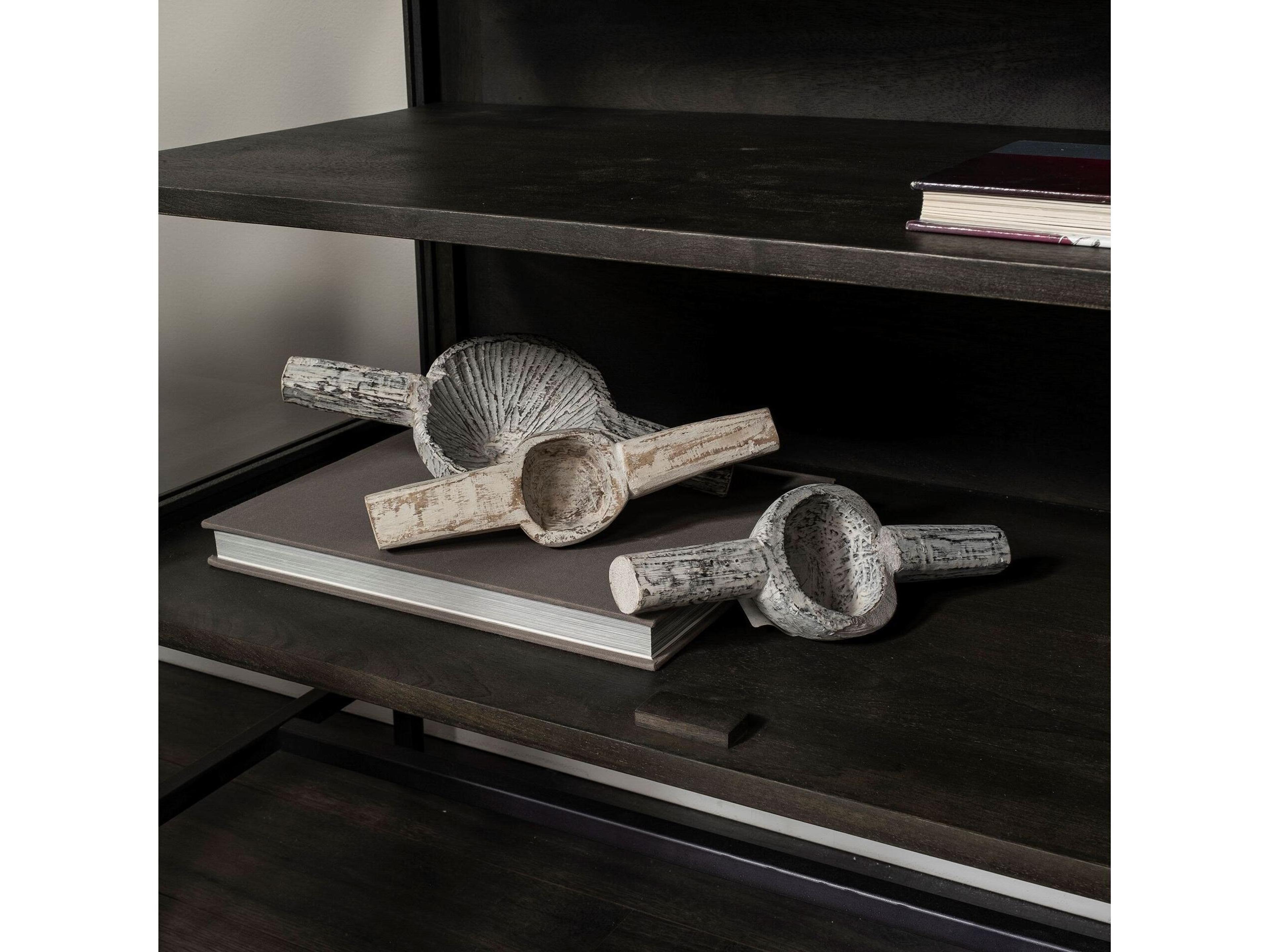 Mercana Oro (Set of 3) White Tribal Inspired Measuring Cups