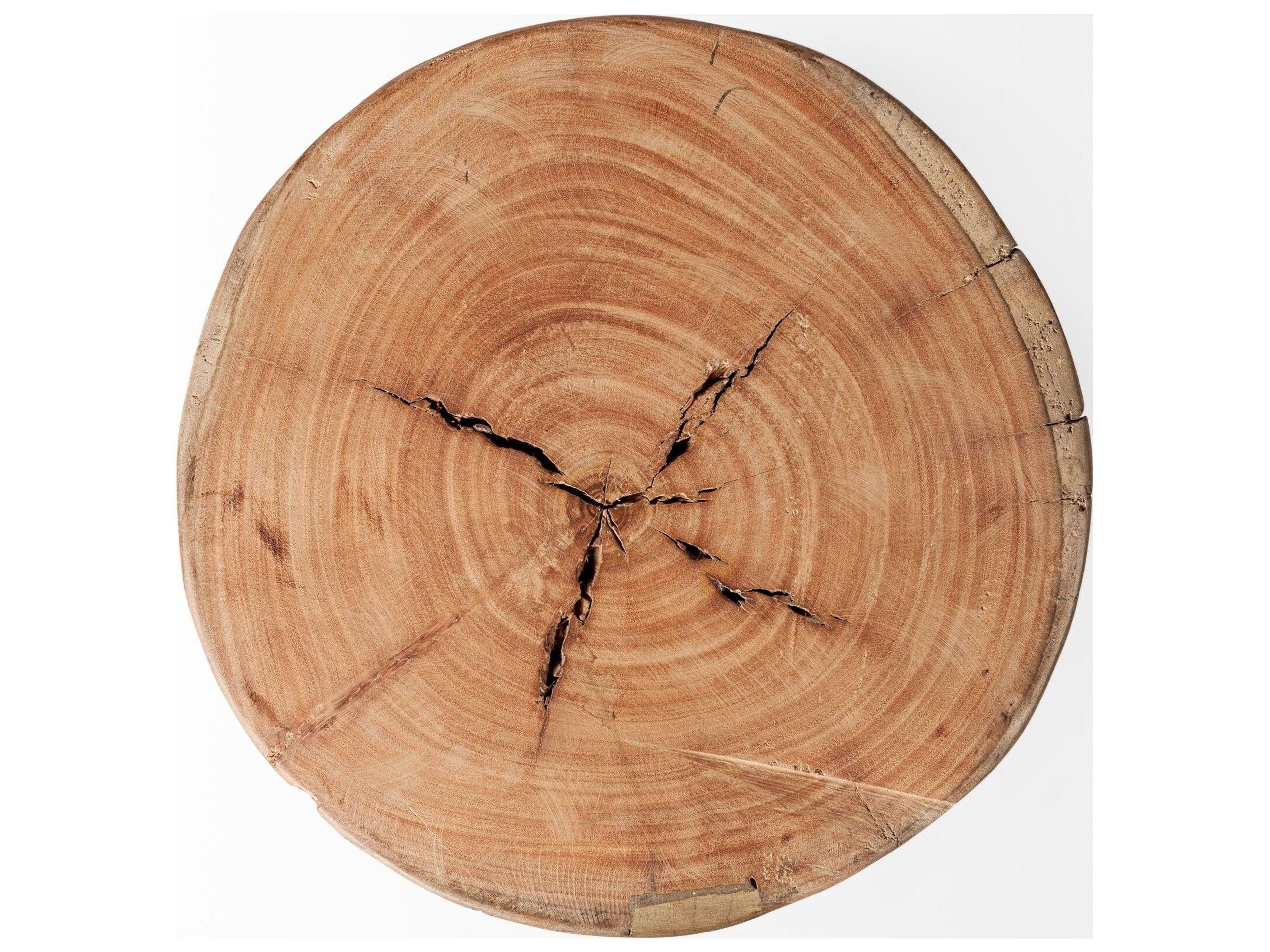 Mercana Asco 18"H Rustic Solid Reclaimed Wood Stool