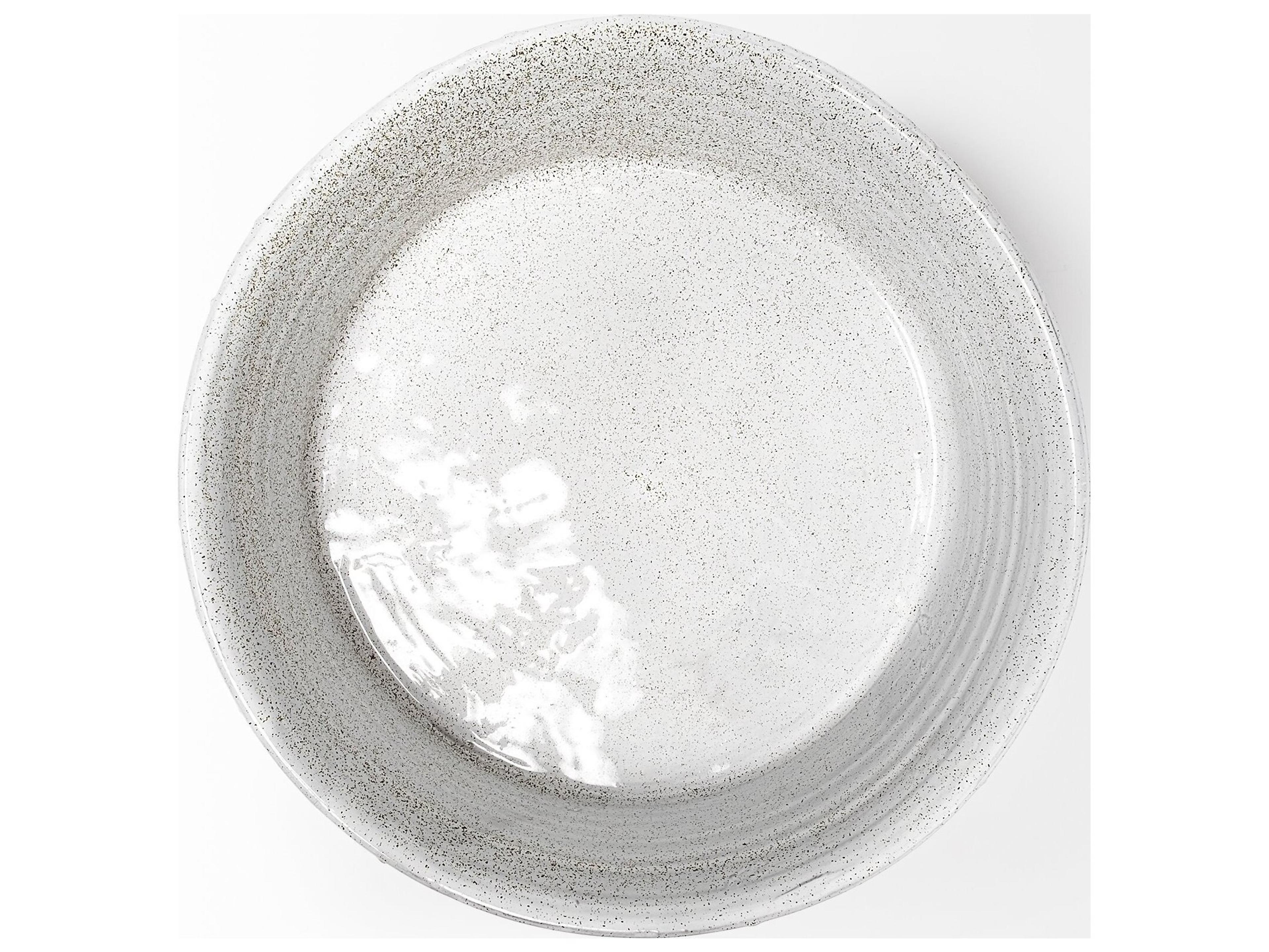 Mercana Silone (Large) 16L x 16W White Ceramic Bowl