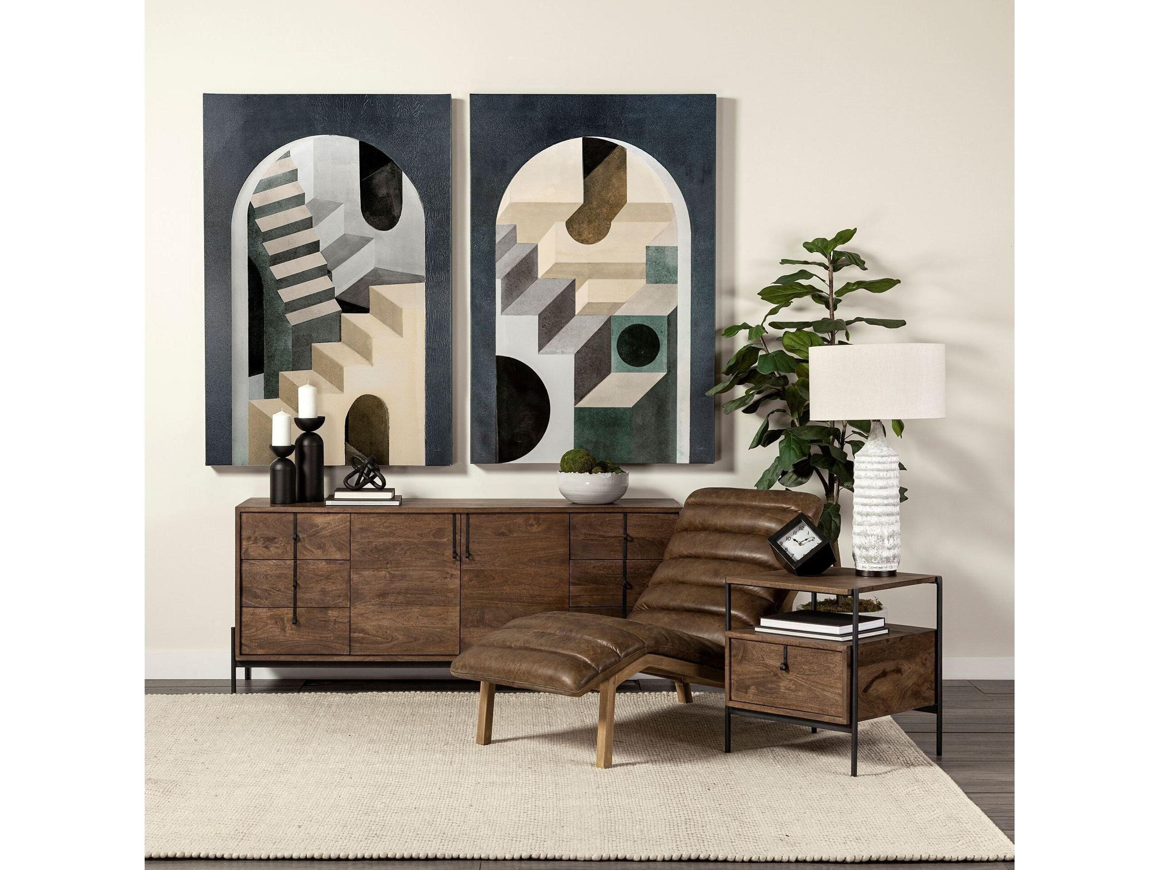 Mercana Larsen 13L x 13W White Ceramic Large Decorative Bowl