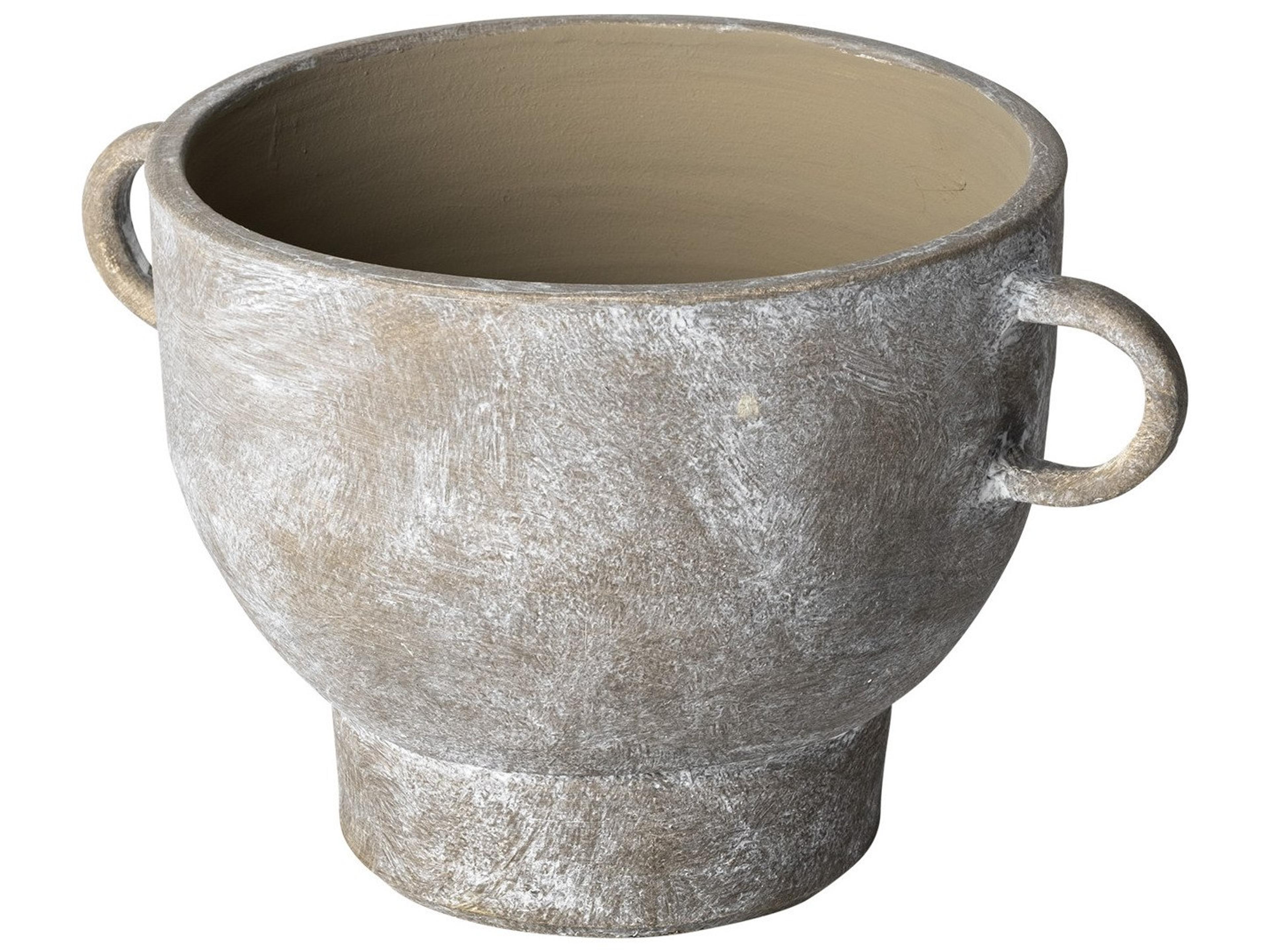 Deya Small Rustic Brown Ceramic Vase