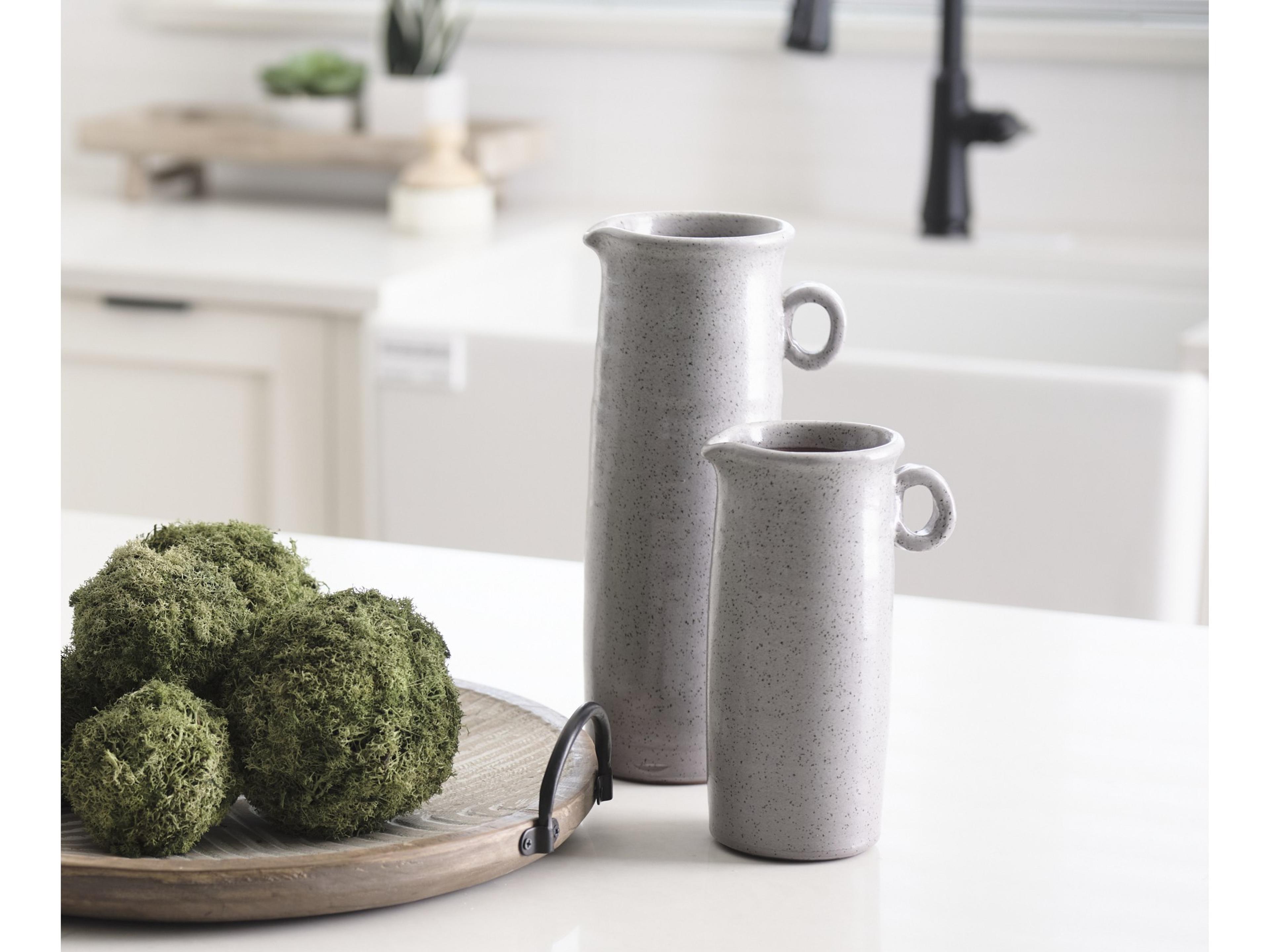 Mercana Frieda Small Freckled Gray Ceramic Jug