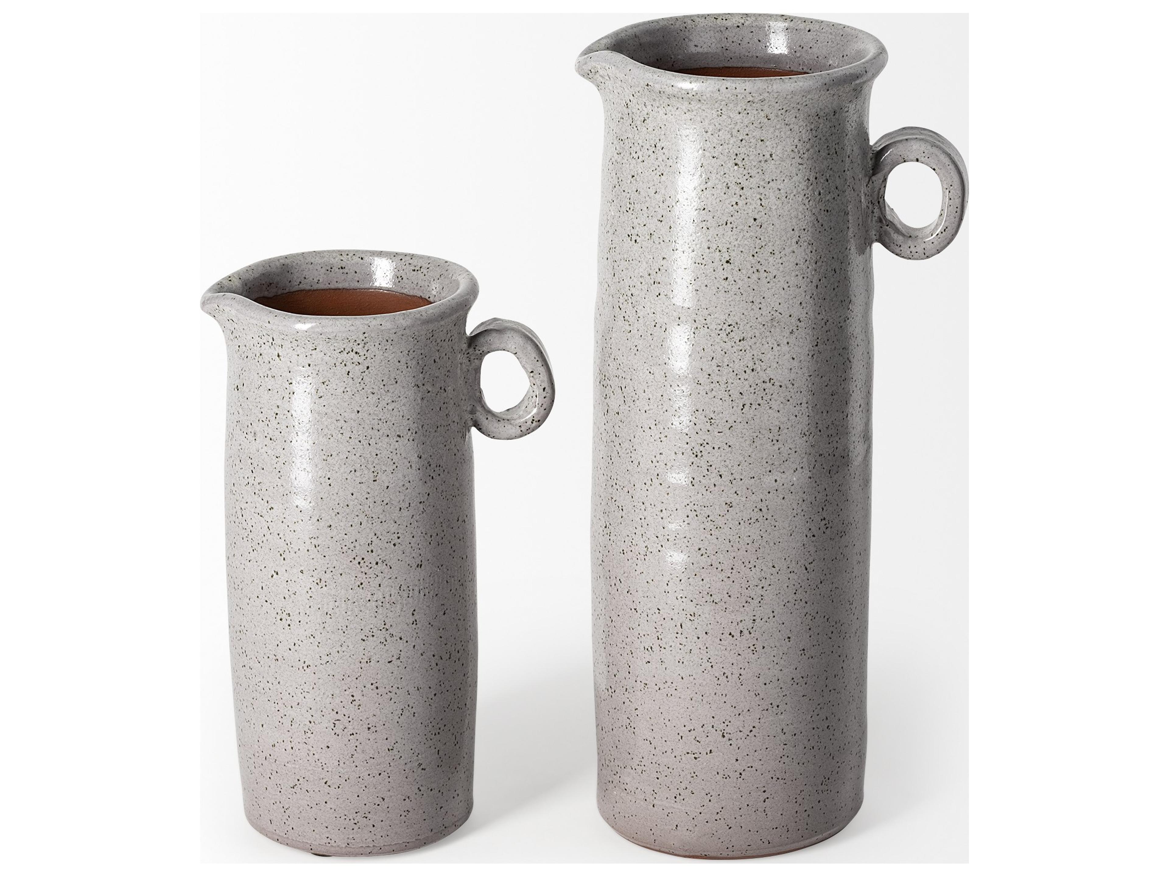 Mercana Frieda Small Freckled Gray Ceramic Jug
