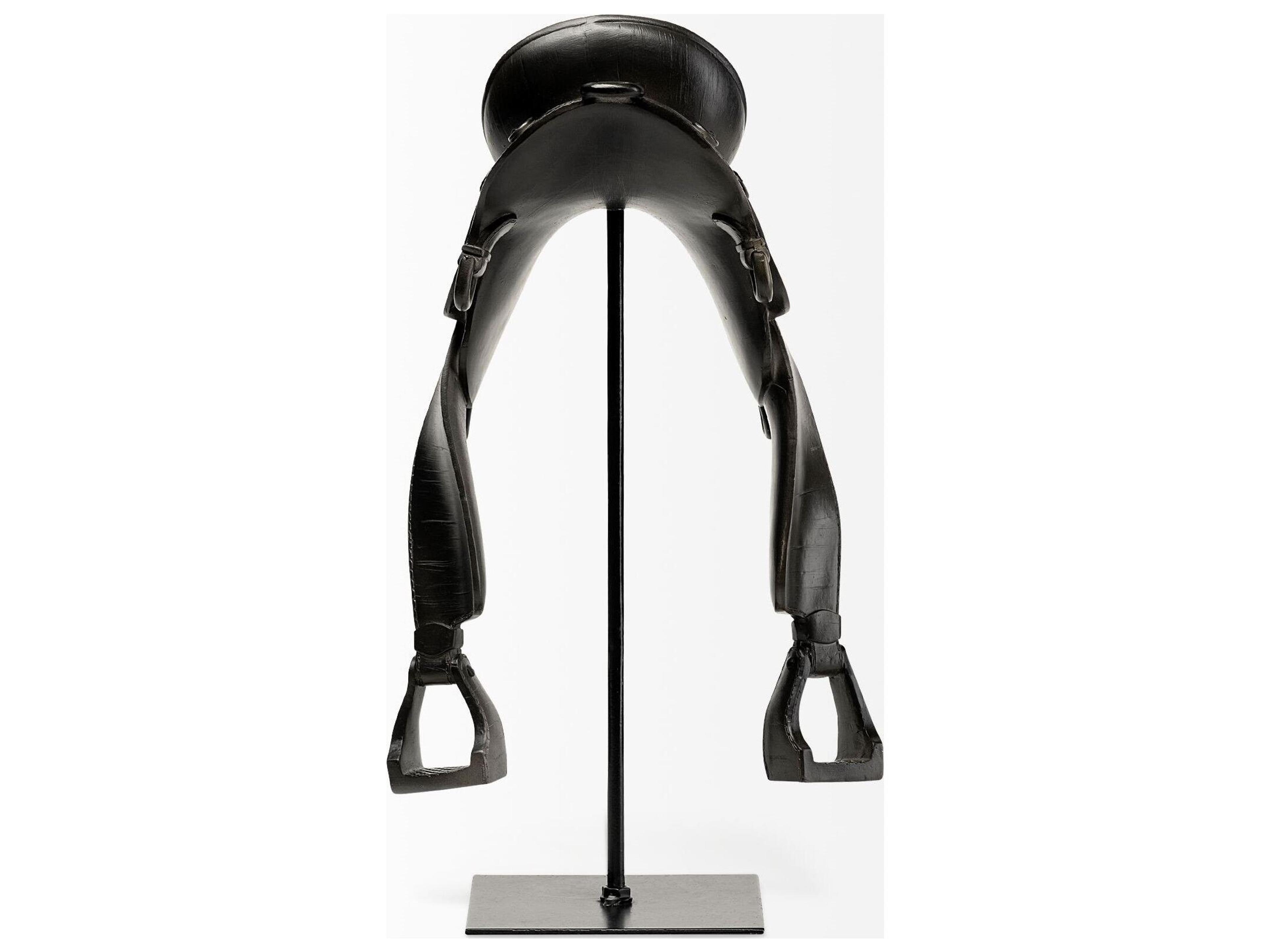 Mercana Colt III 8L x 9W Black Equestrian-Inspired English Horse Saddle