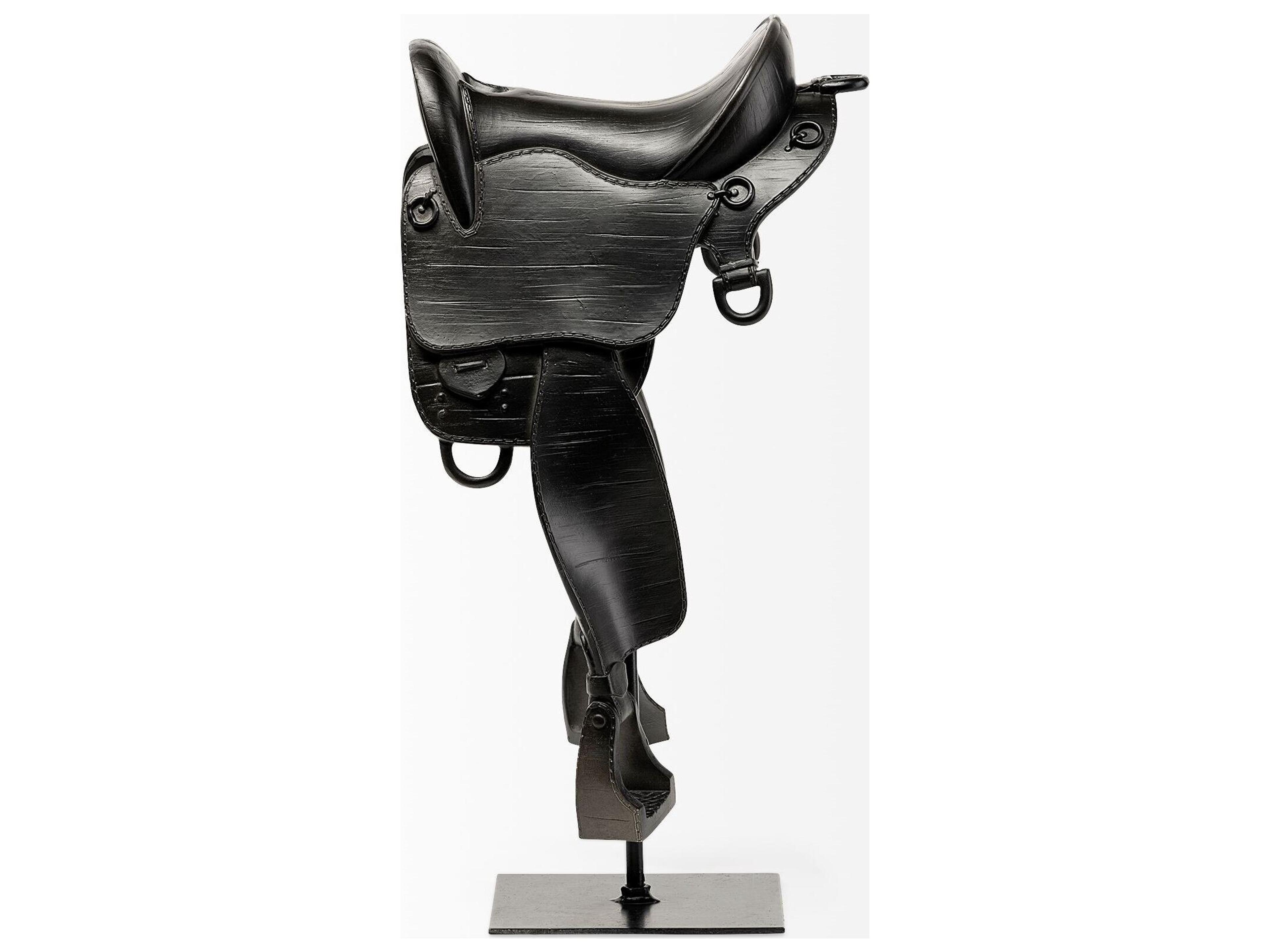 Mercana Colt III 8L x 9W Black Equestrian-Inspired English Horse Saddle