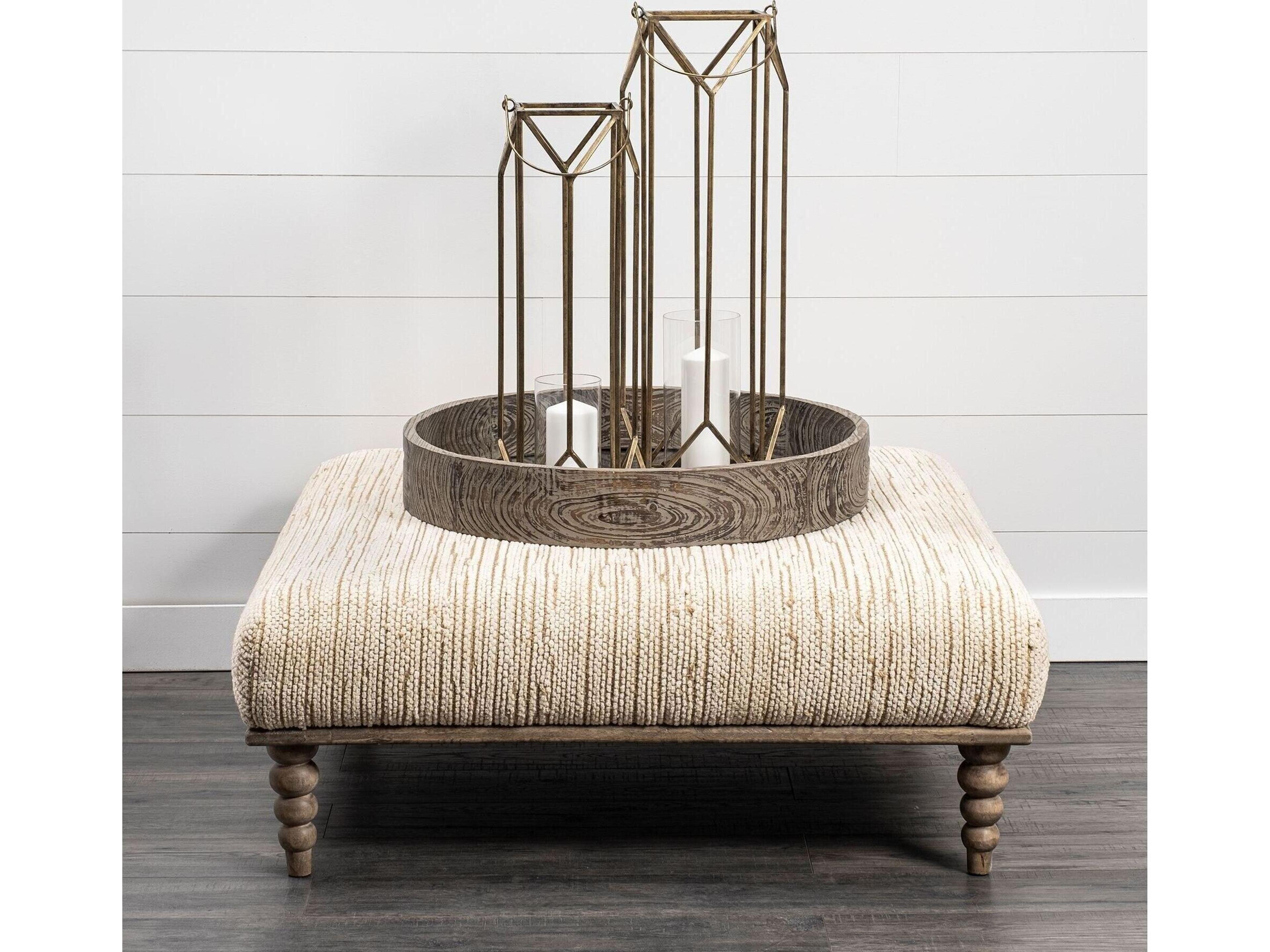 Mercana Ivy Large Gold Metal Geometric Cage Candle Holder Lantern