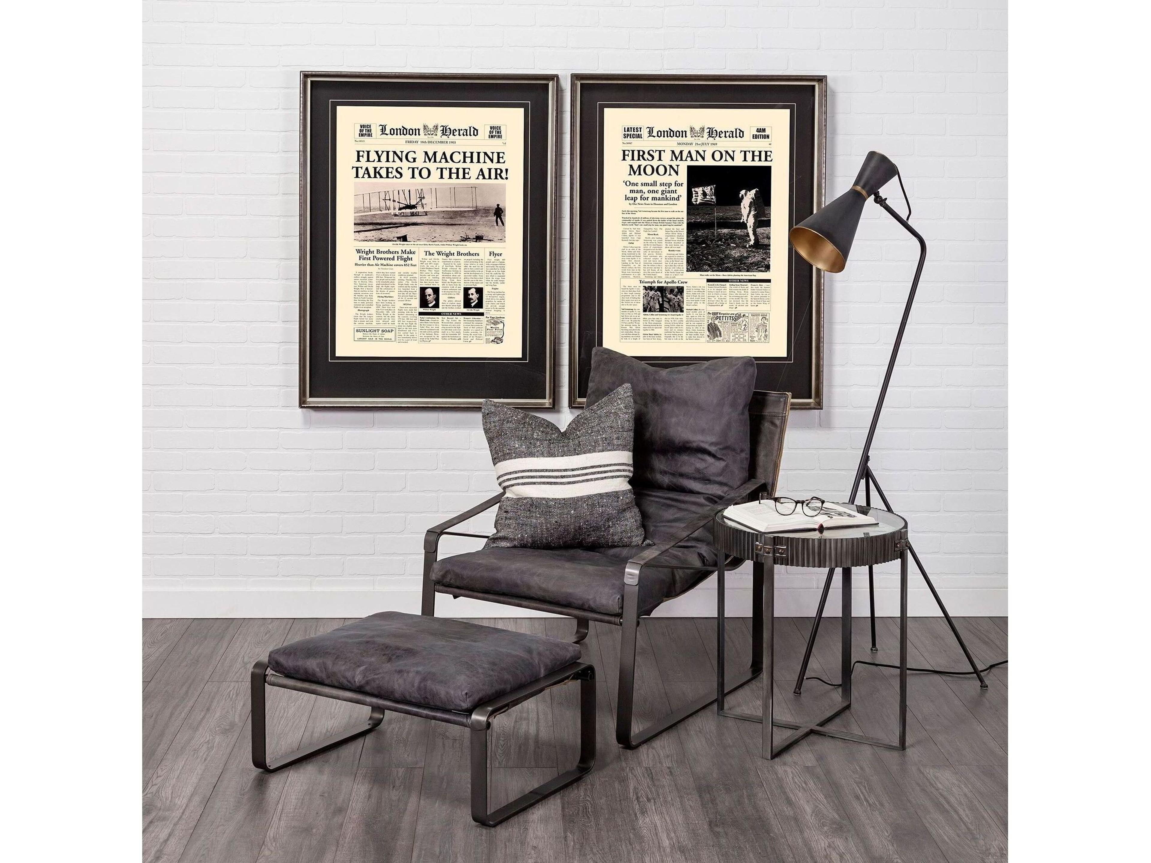 Mercana Eris III (58.3"H) Black/Brass Metal Cone Shade Floor Lamp