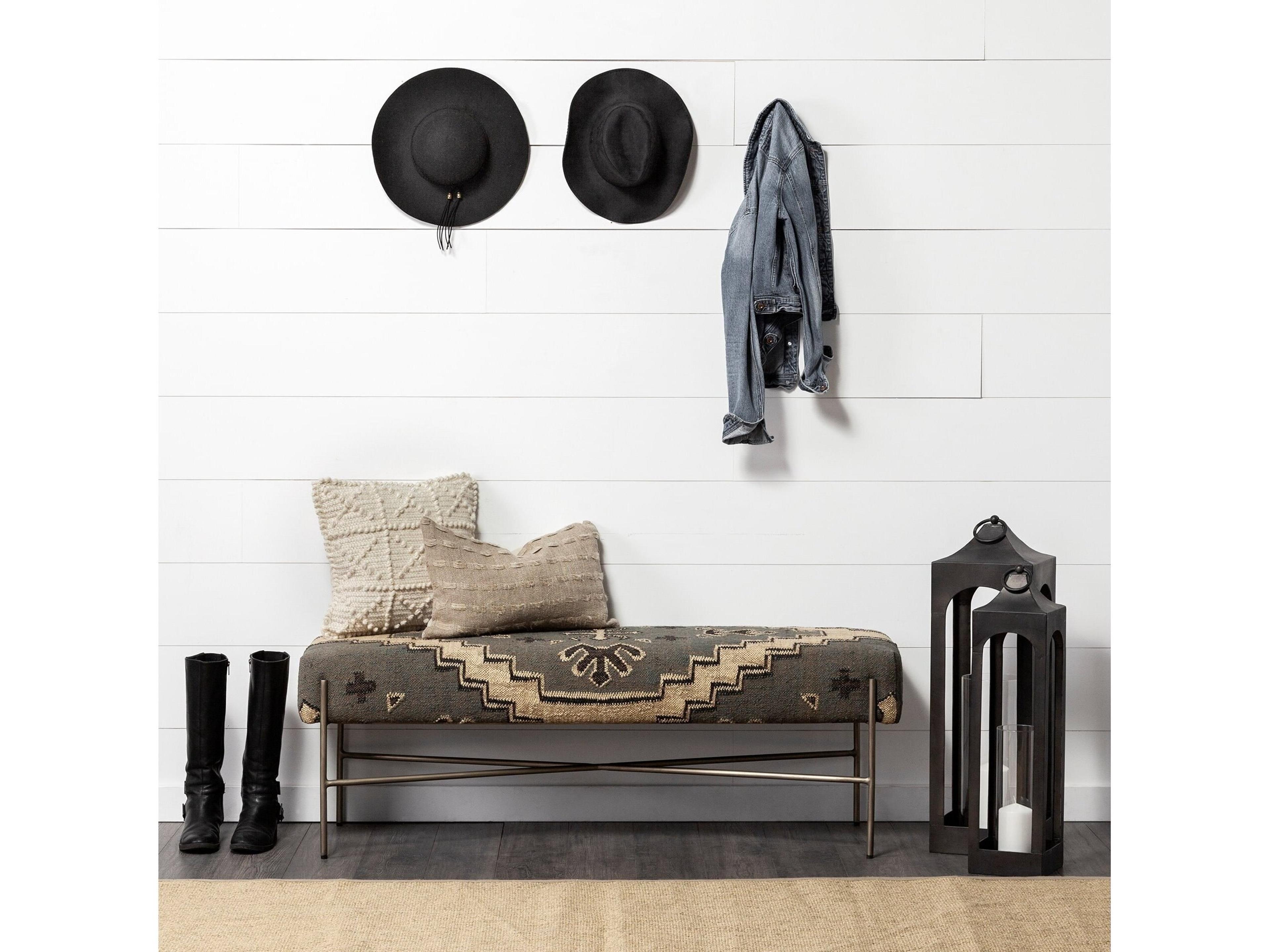 Mercana Ina Short Charcoal Metal Candle Holder Lantern