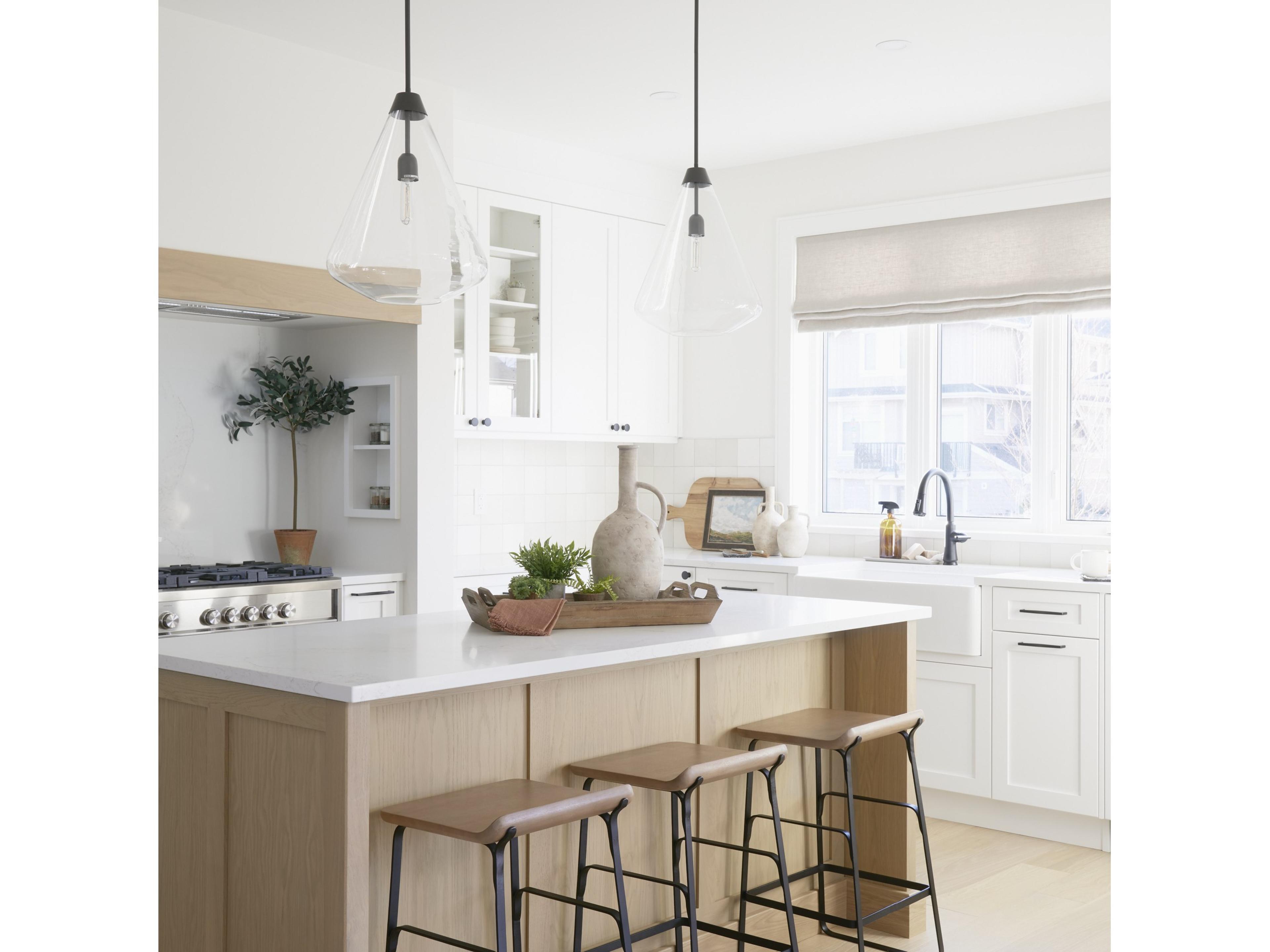 Mercana Conan 25" Seat Height Brown Wood Seat Black Metal Frame Counter Stool